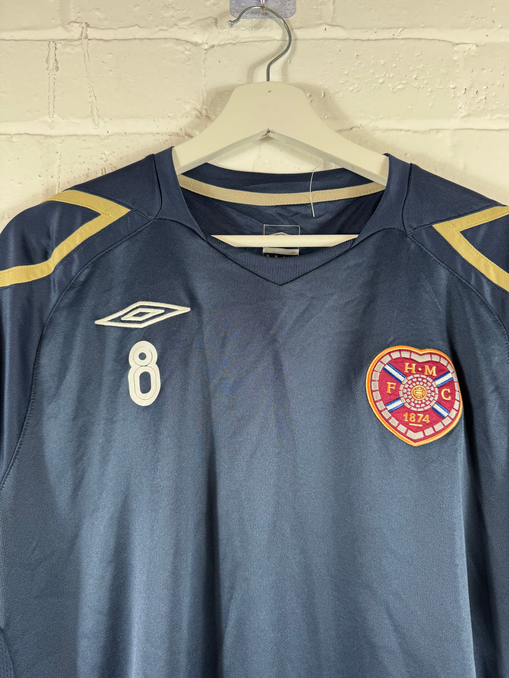 2008 - 09 Heart of Midlothian training Umbro football shirt XL player issued