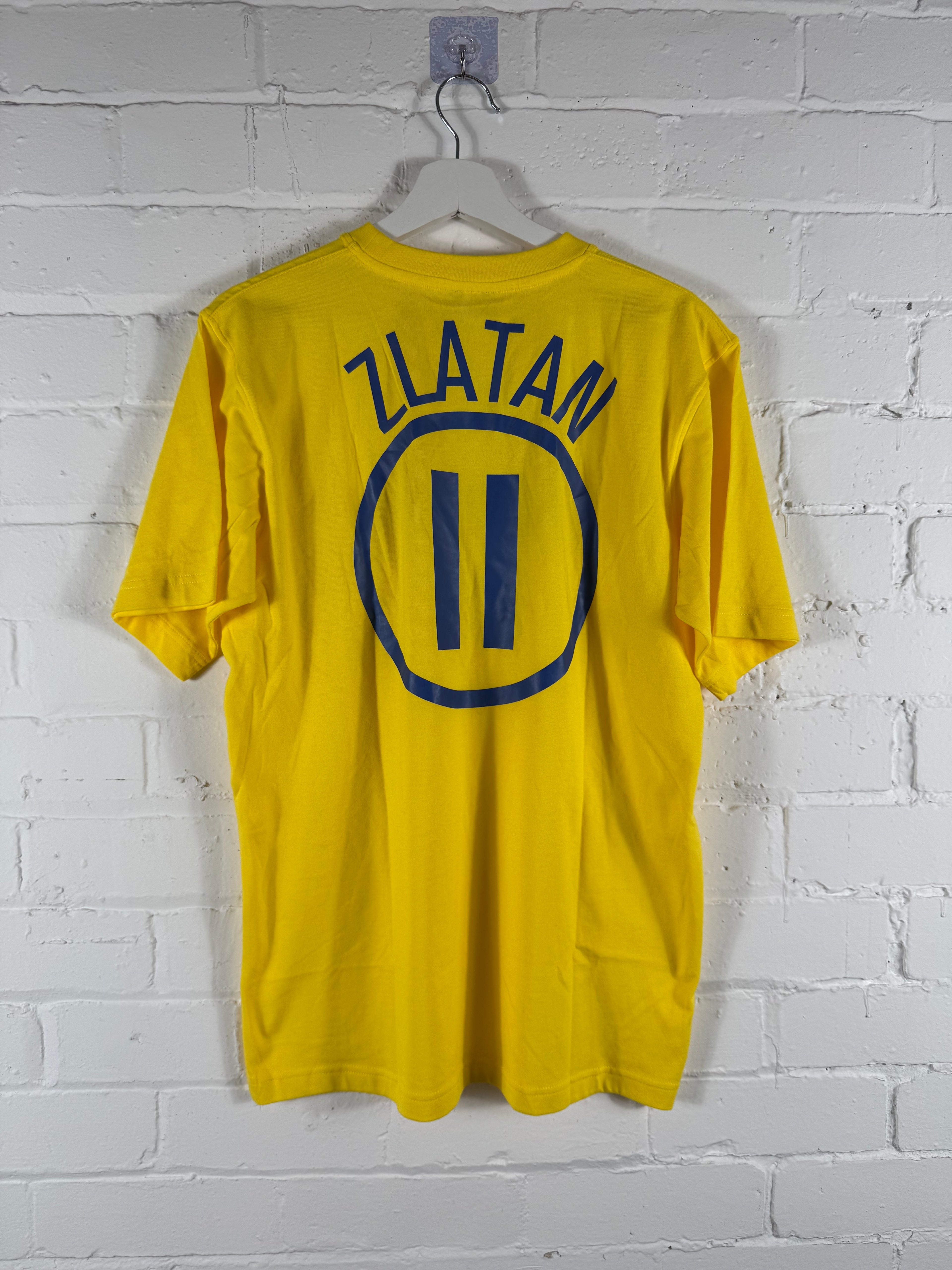 00s Sweden football t shirt Nike Medium Zlatan BNWT