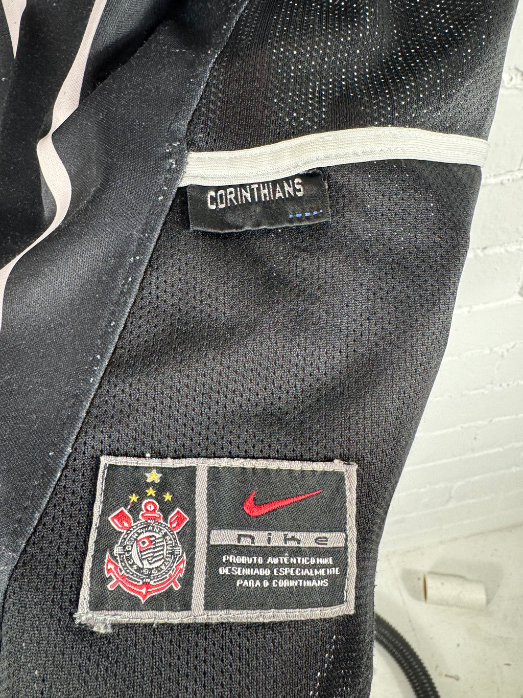 2003 Corinthians Away Nike Large Football Shirt 10
