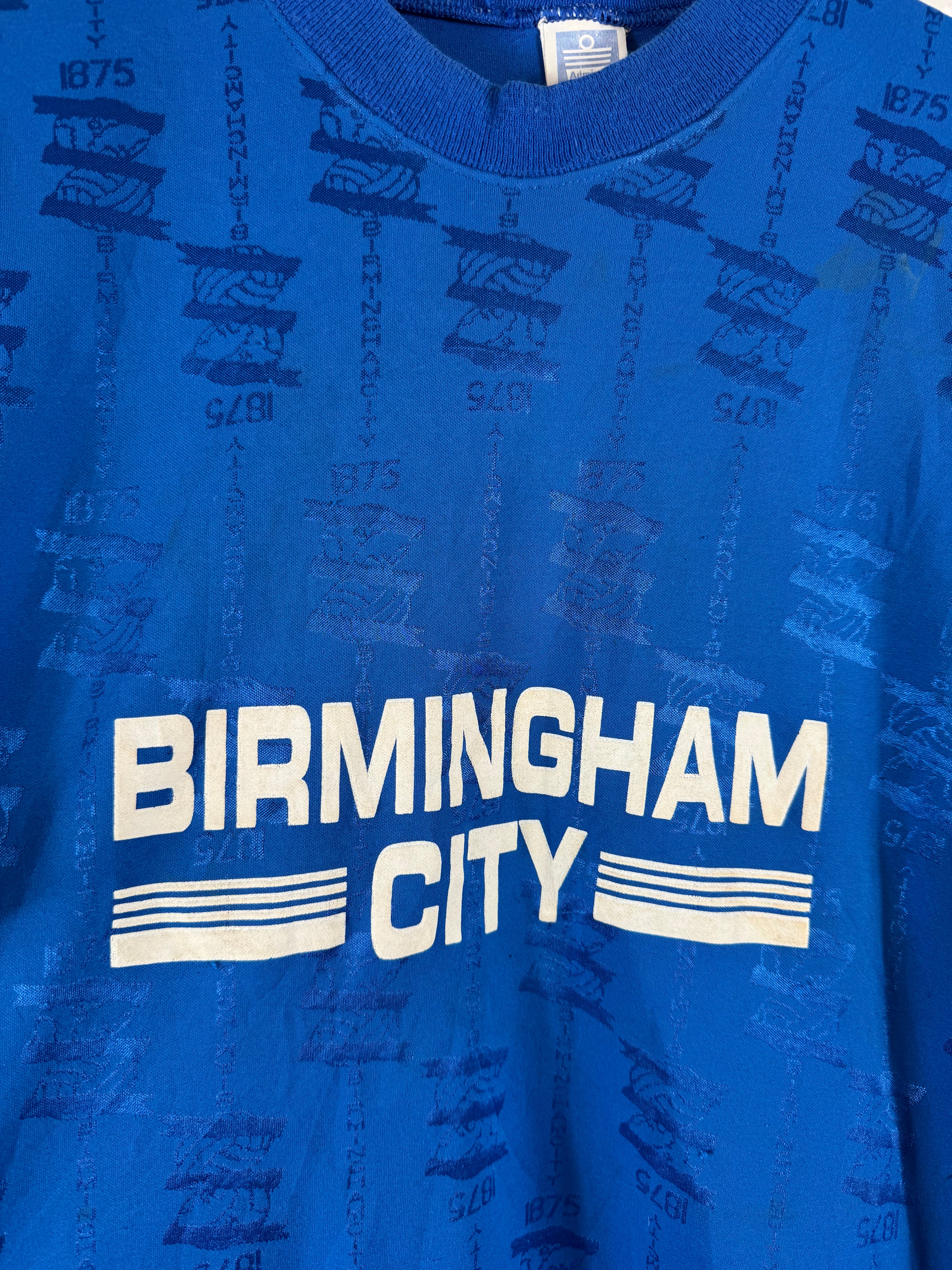 1993 - 94 Birmingham City leisure football t shirt Admiral XL