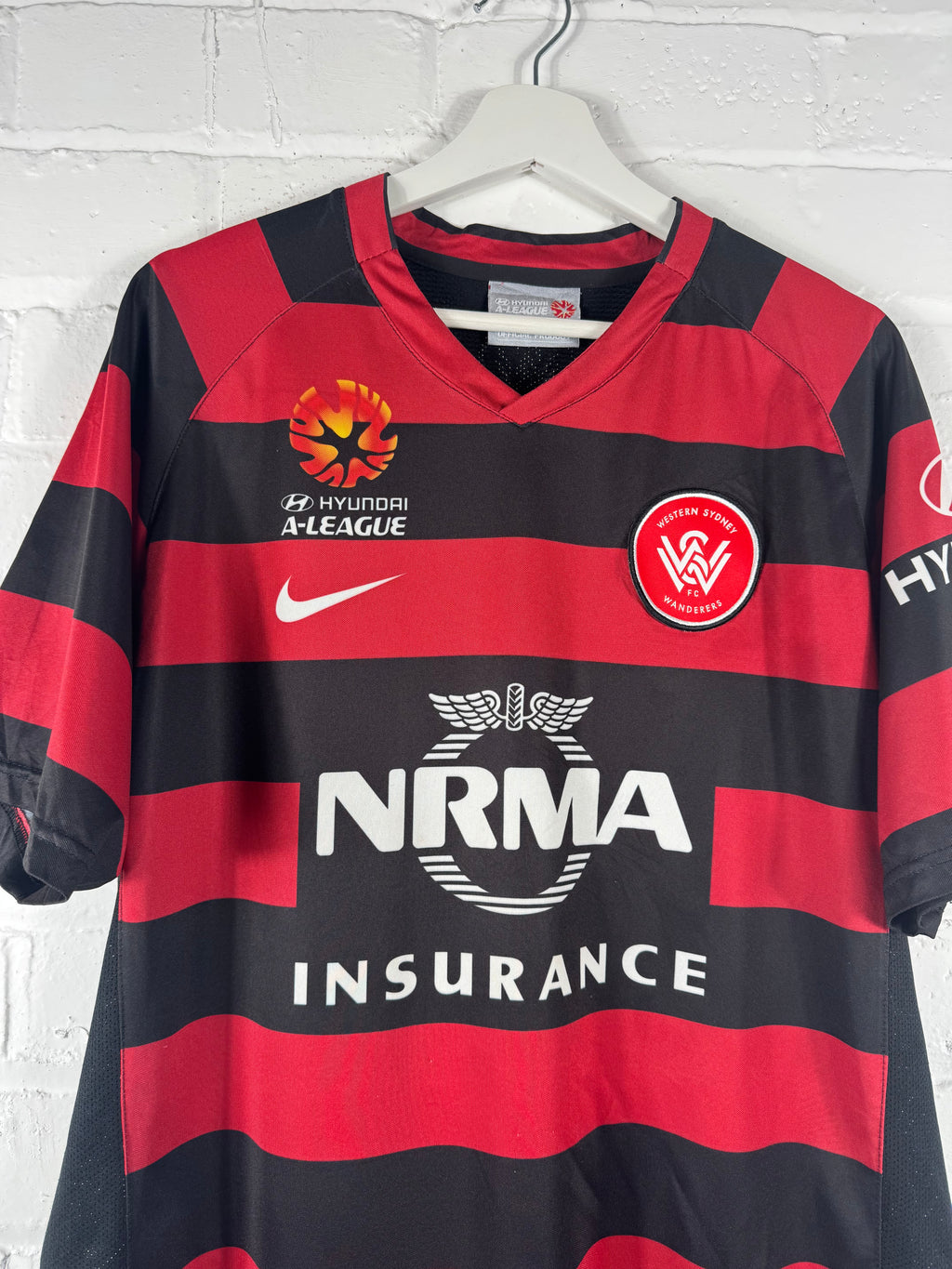 2012 / 14 Western Sydney Wanderers Home Nike XL Football Shirt