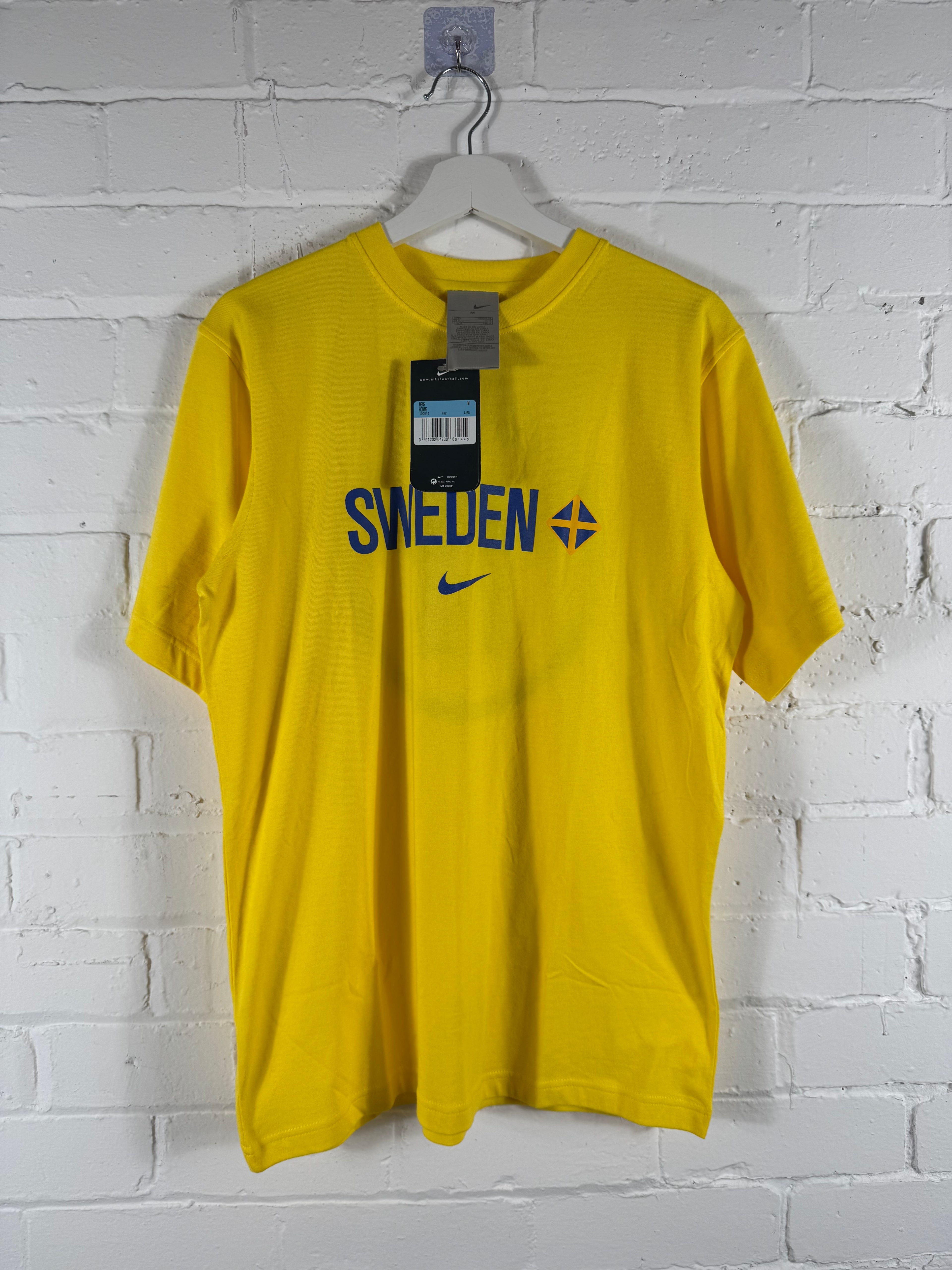 00s Sweden football t shirt Nike Medium Zlatan BNWT