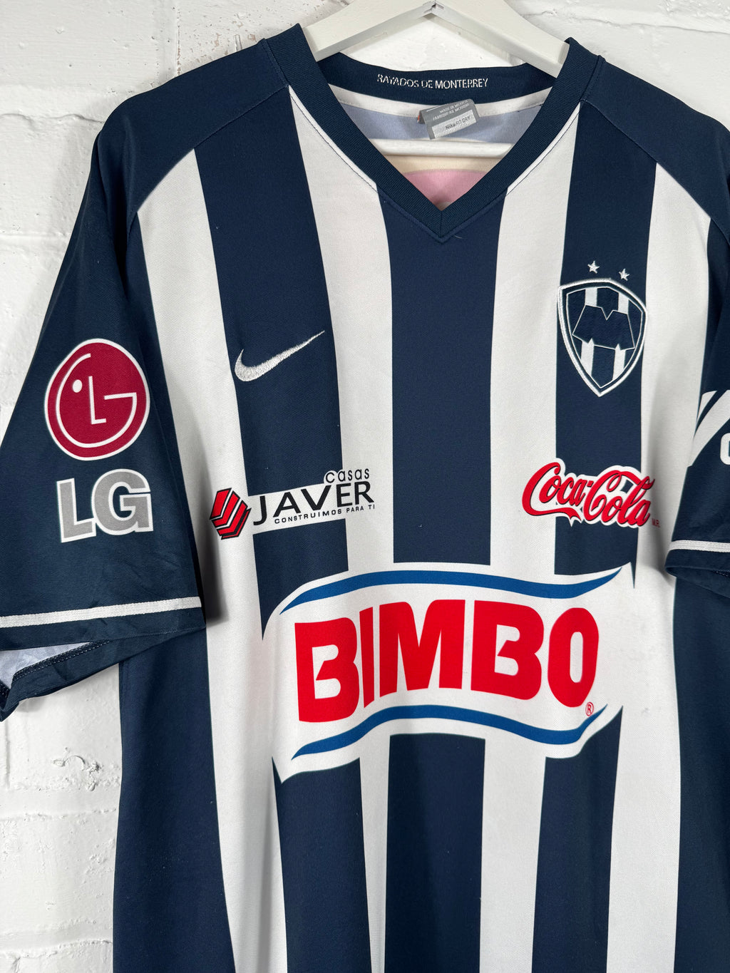 2007 - 08 CF Monterrey Home Nike XL Football Shirt