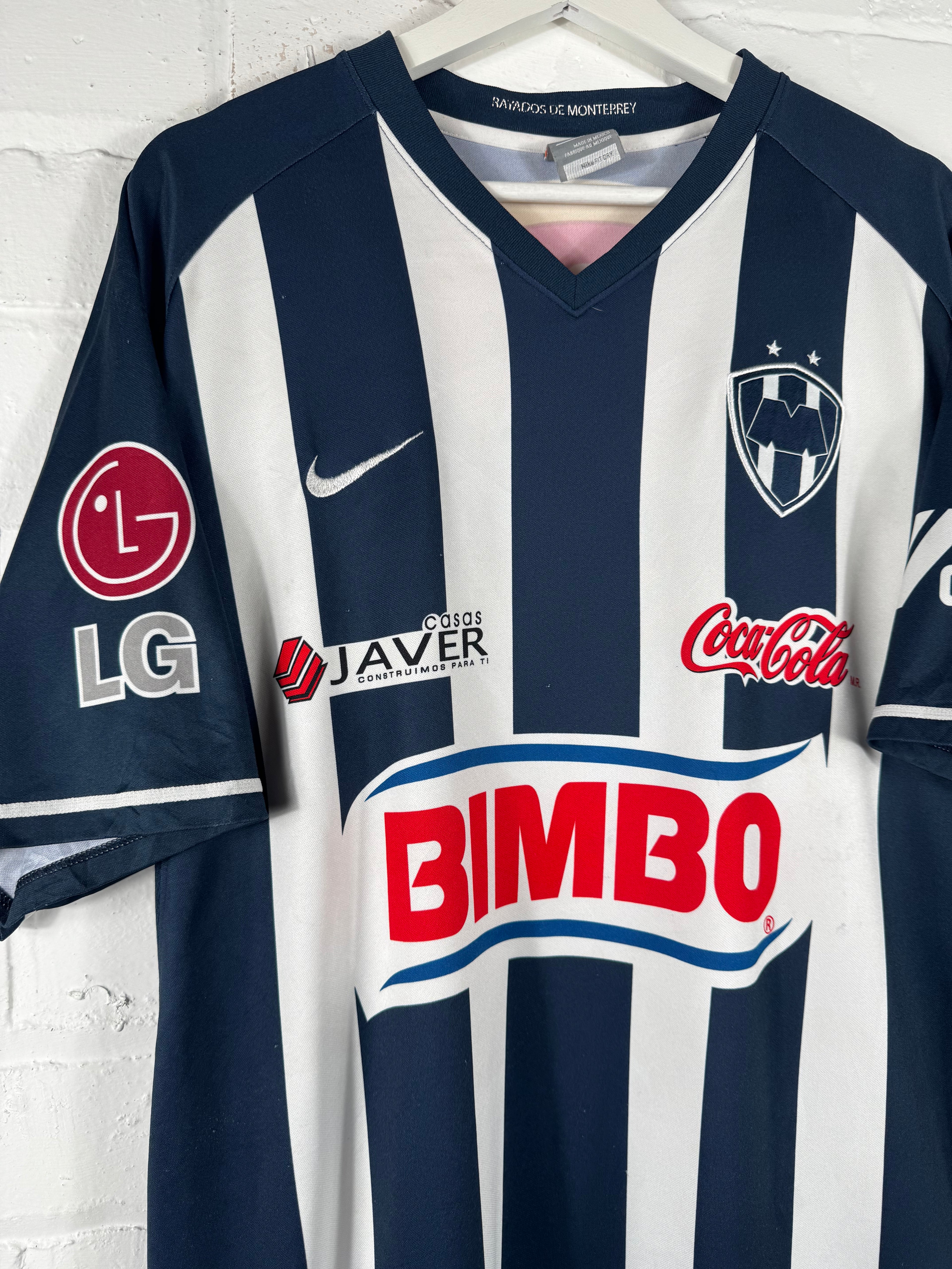 2007 - 08 CF Monterrey Home Nike XL Football Shirt