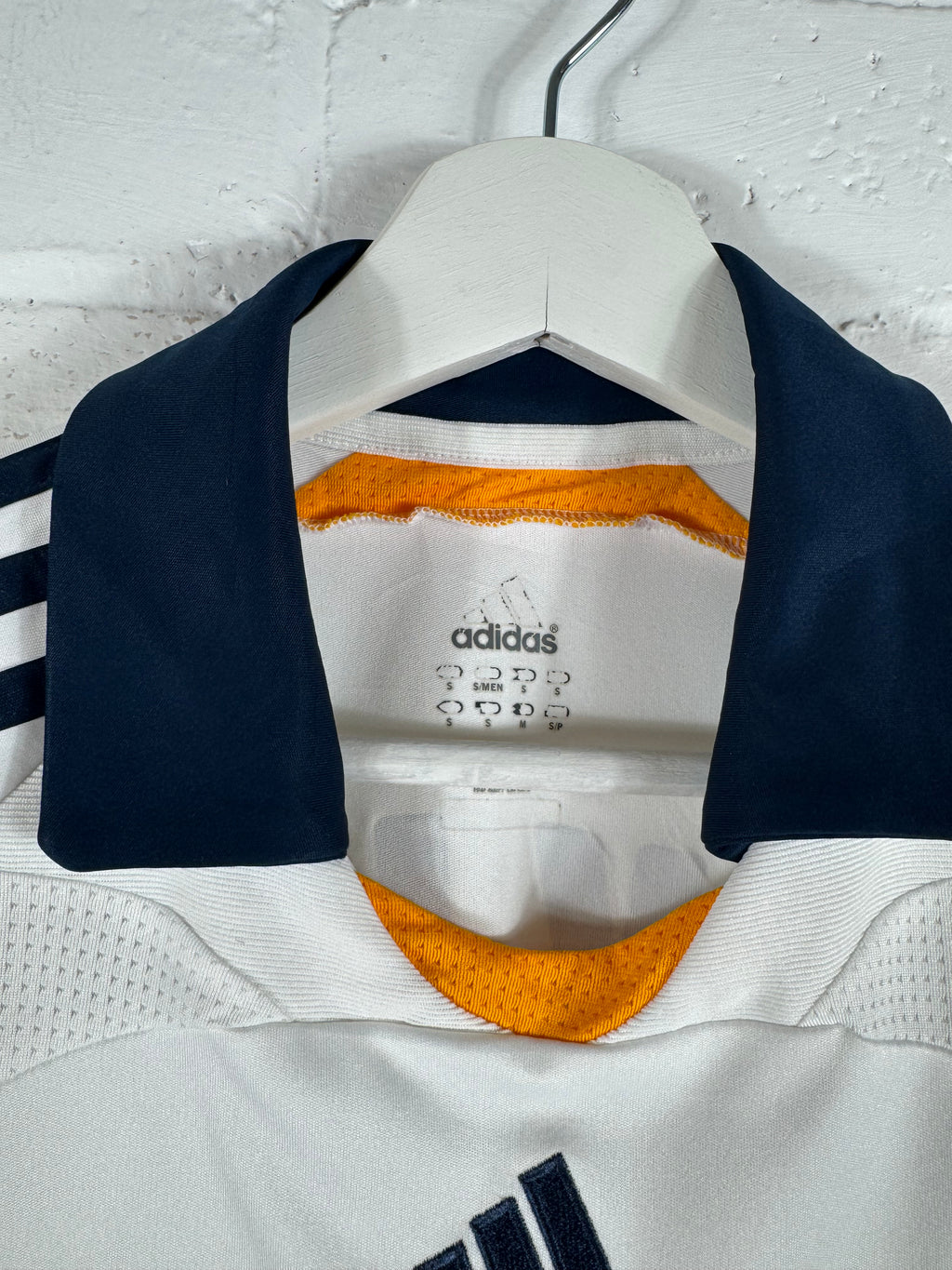 2007 LA Galaxy Home Adidas Small Football Shirt Beckham 23