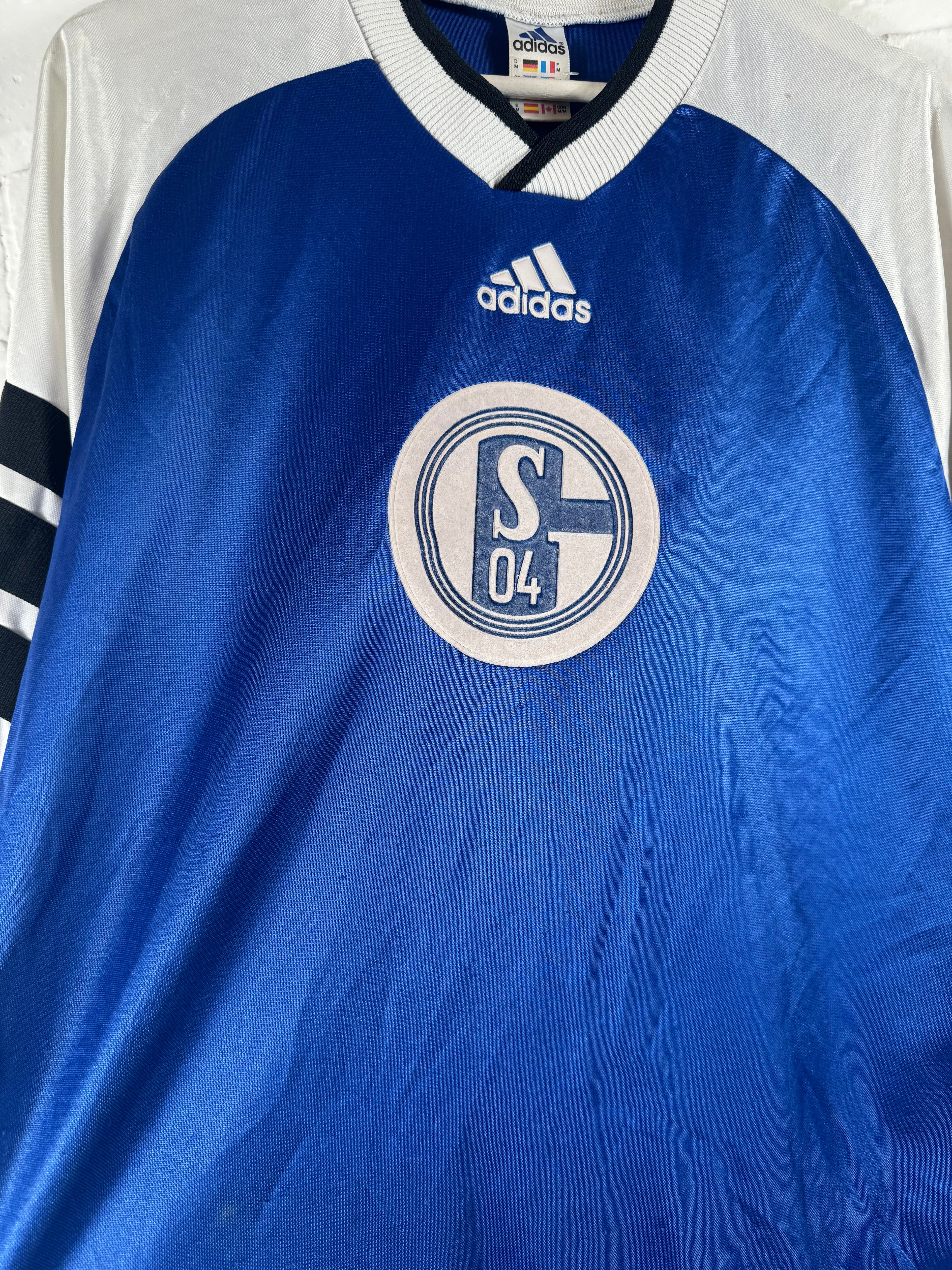 1998 - 99 Schalke 04 training football shirt adidas medium