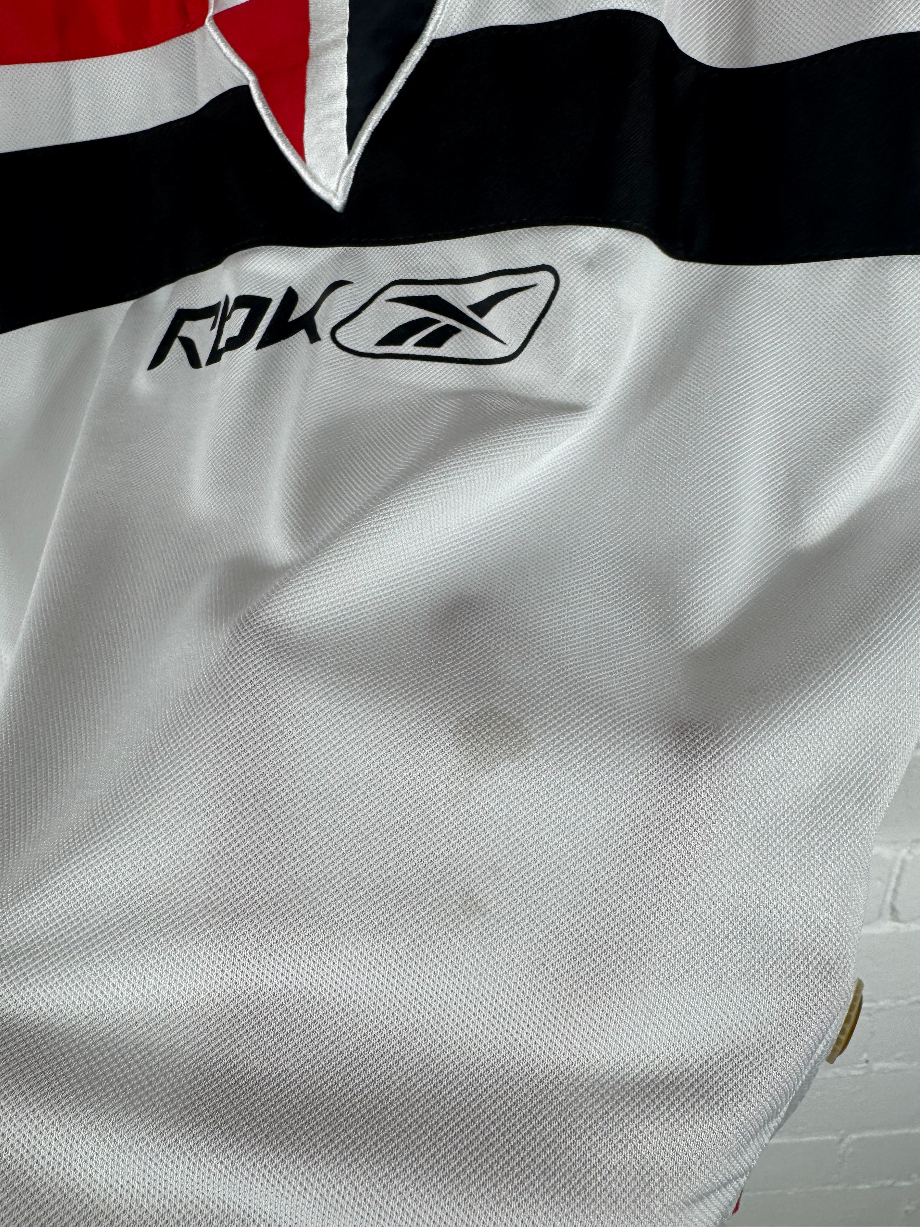 2006 São Paulo Home Reebok Large Football Shirt 10 Danilo