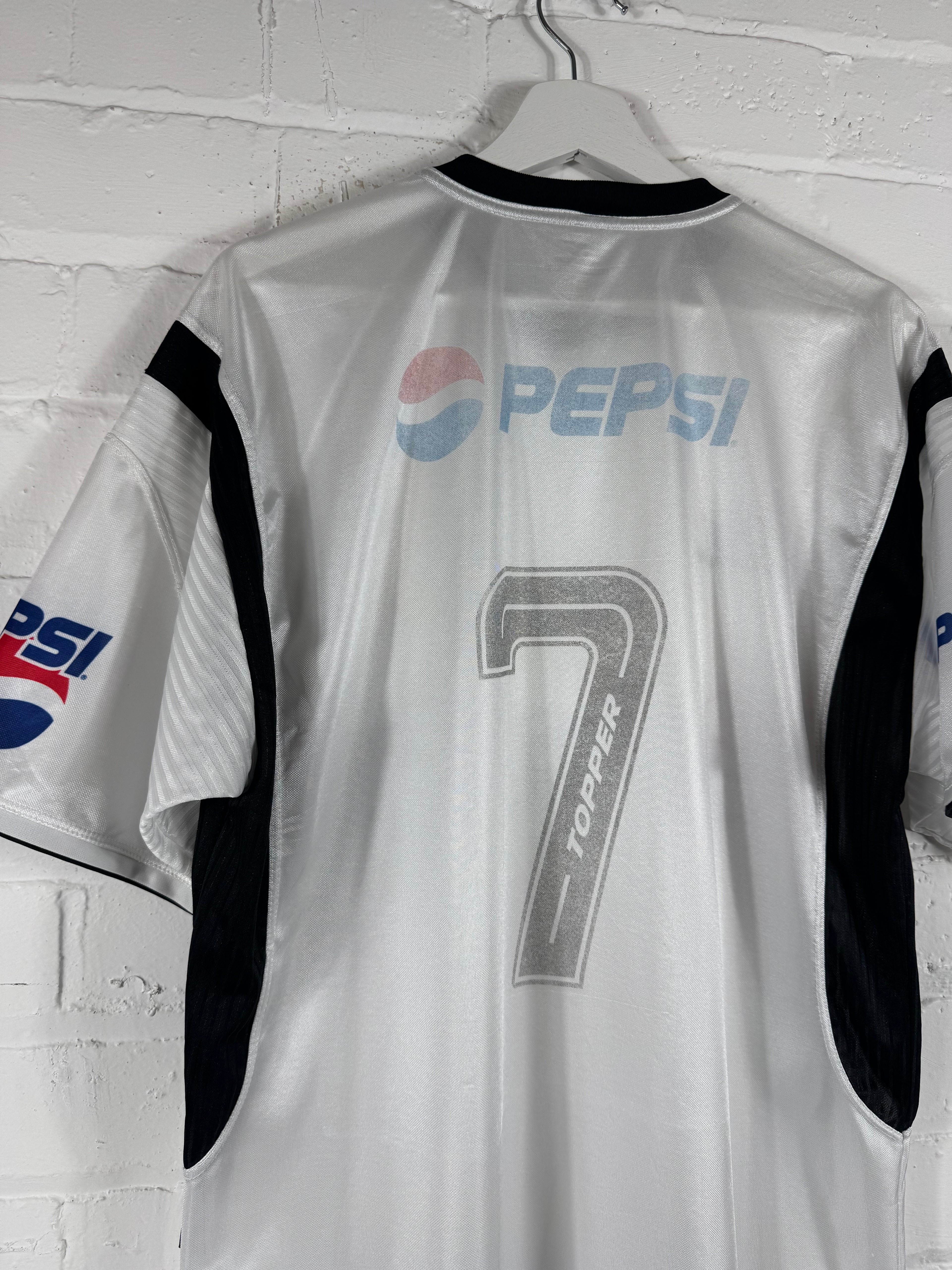 2002 Corinthians Home Topper Large Football Shirt 7