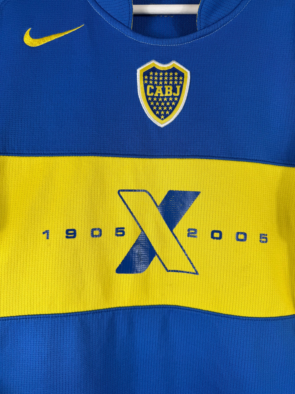 2005 / 06 Boca Juniors Home Nike Medium Football Shirt