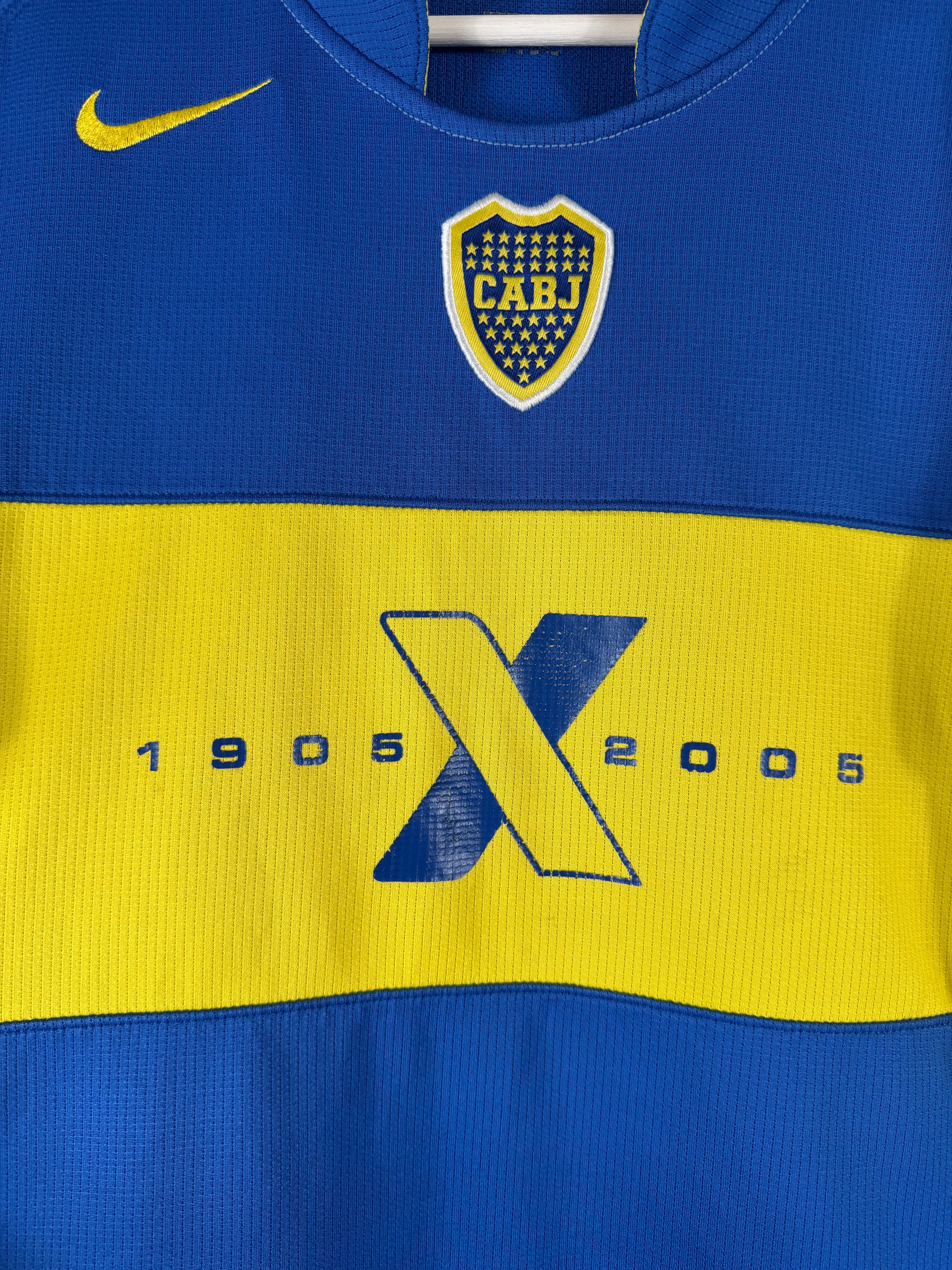 2005 / 06 Boca Juniors Home Nike Medium Football Shirt
