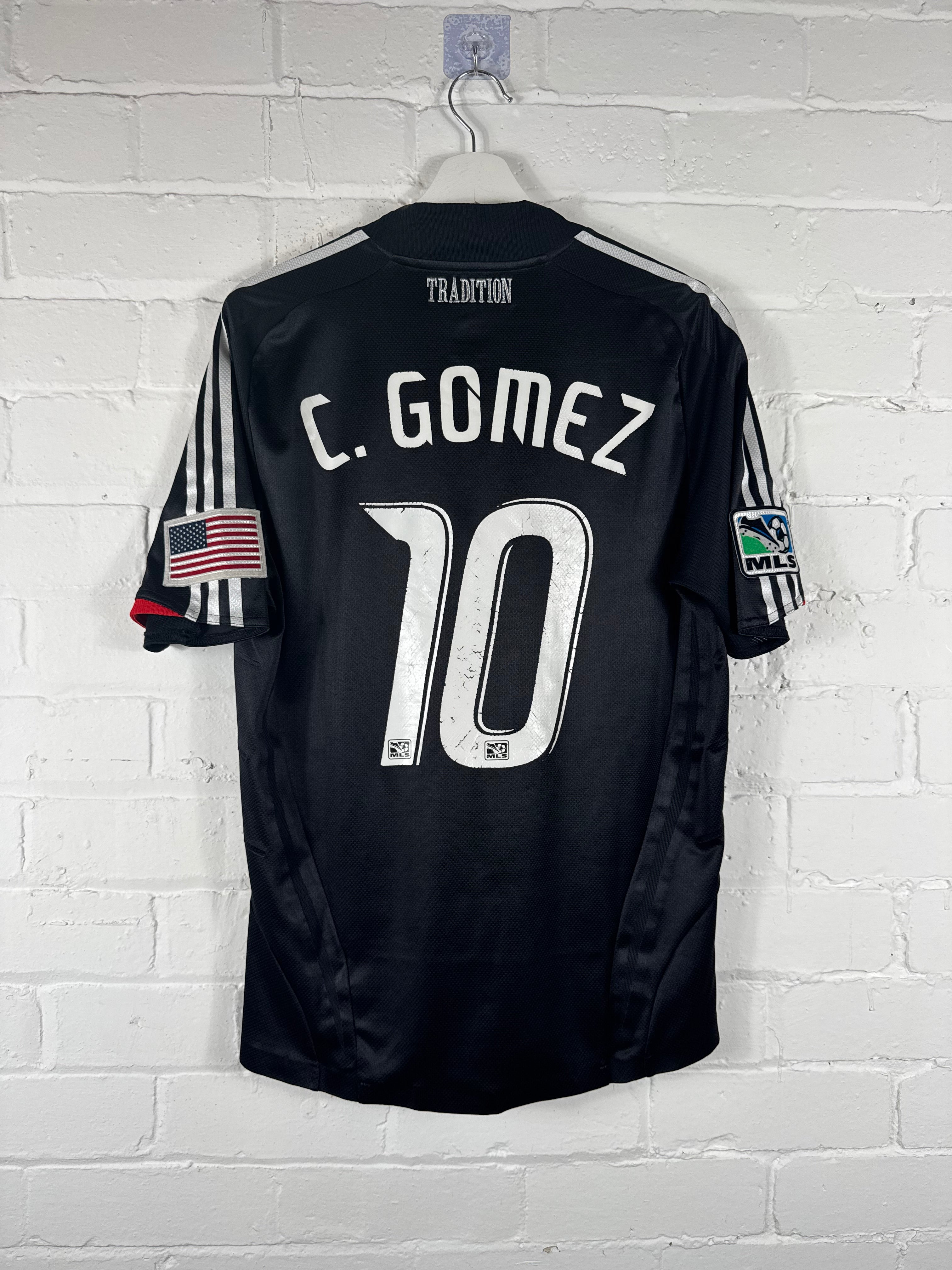 2008 / 09 DC United Home Adidas Medium Football Shirt Match Worn / Issued C. Gomez