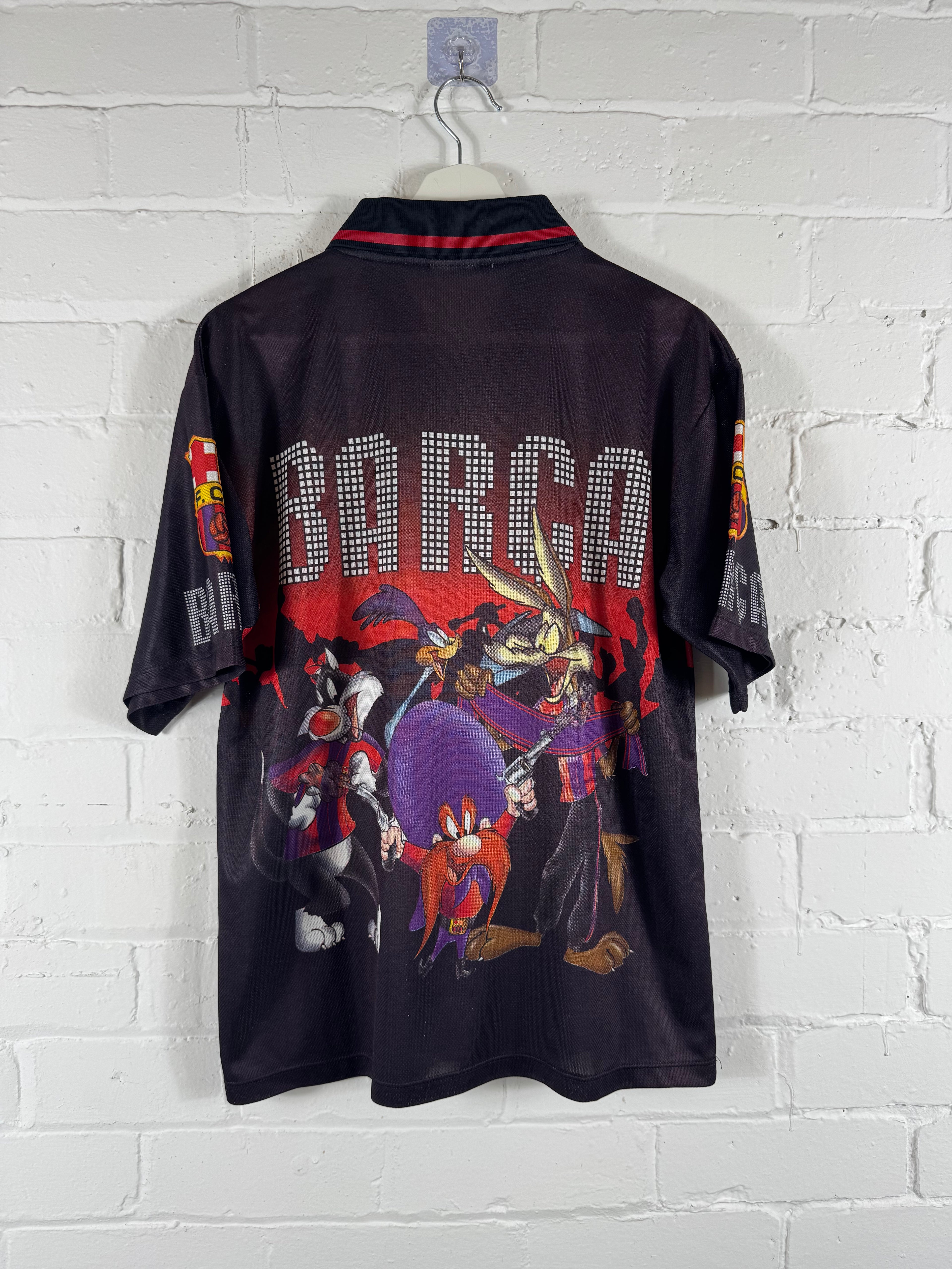 1998 FC Barcelona Looney Tunes football shirt medium