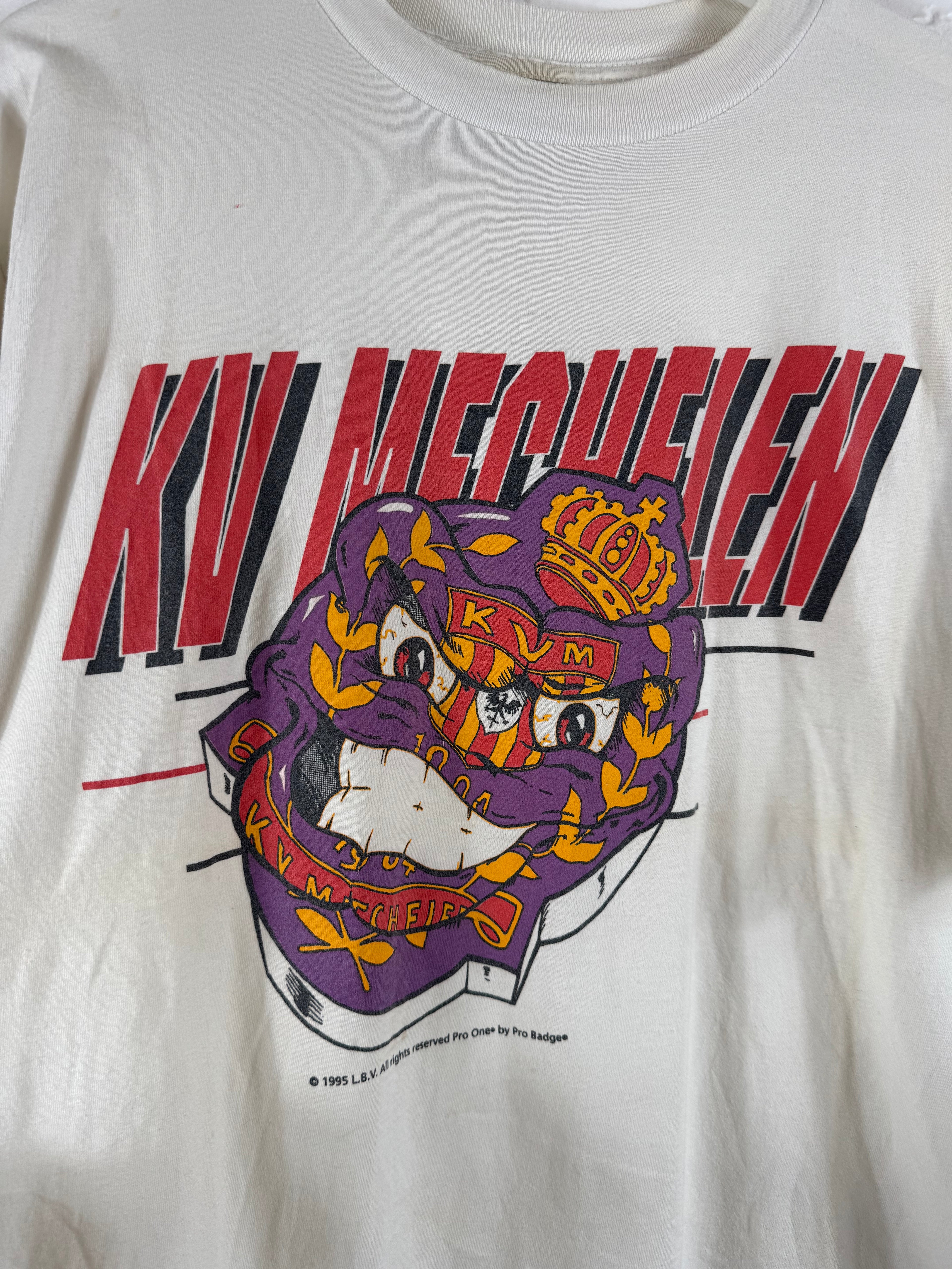1995 KV Mechelen football t shirt Jerzees XL