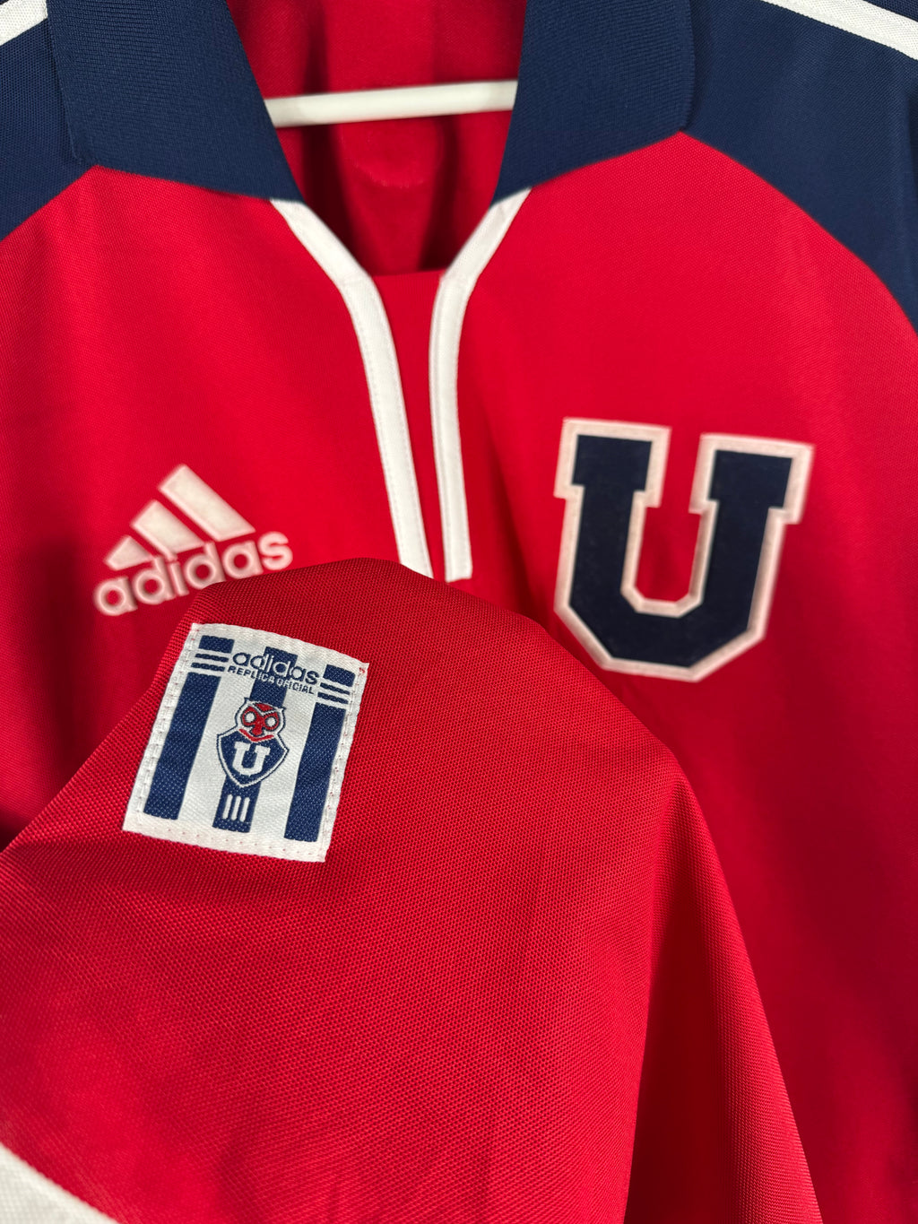 2001 / 02 Universidad De Chile Away Adidas Large Football Shirt