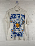 90s Leicester City football t shirt XL