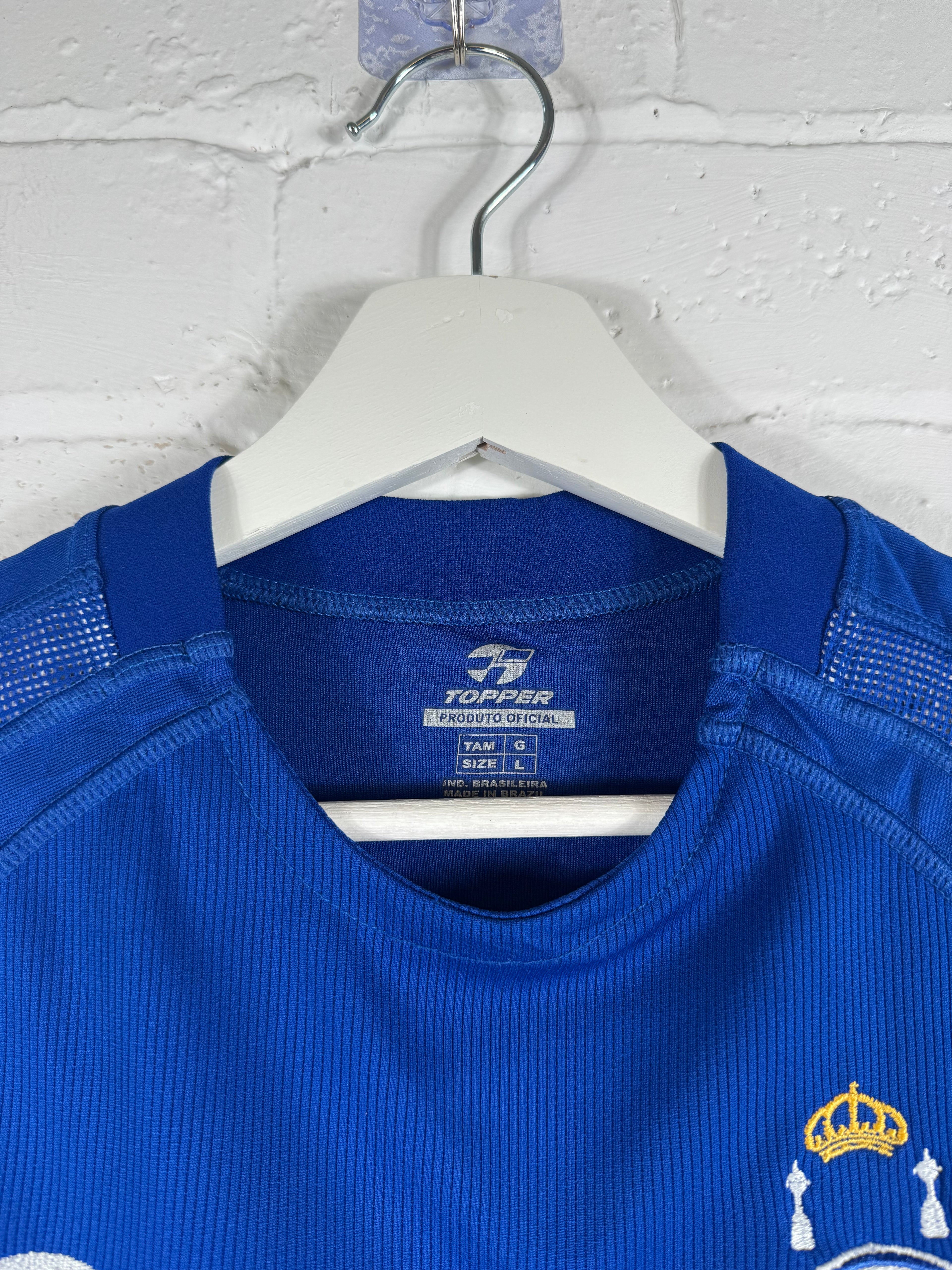 2004 Cruzeiro EC Home Topper Large Football Shirt 9