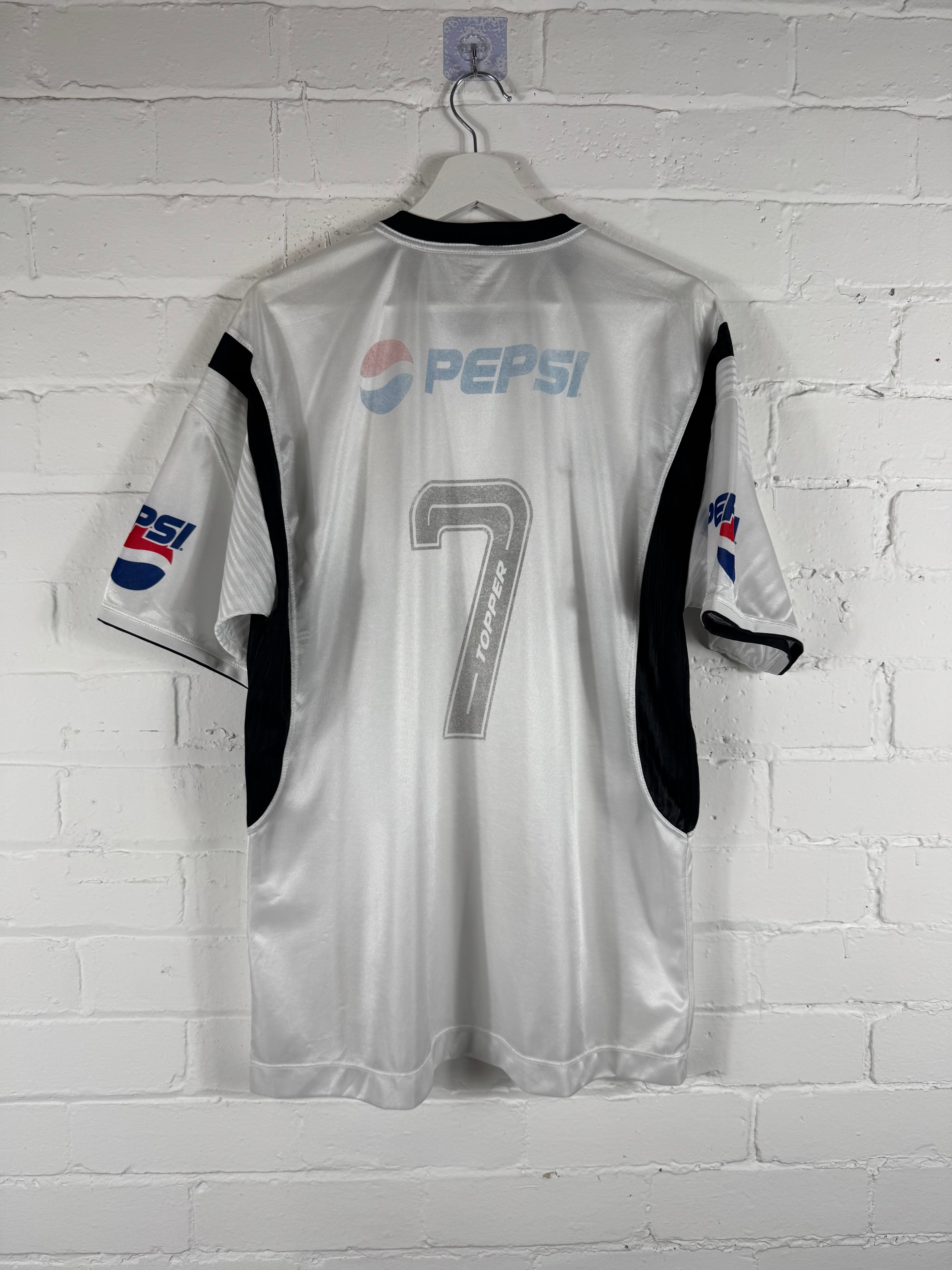 2002 Corinthians Home Topper Large Football Shirt 7