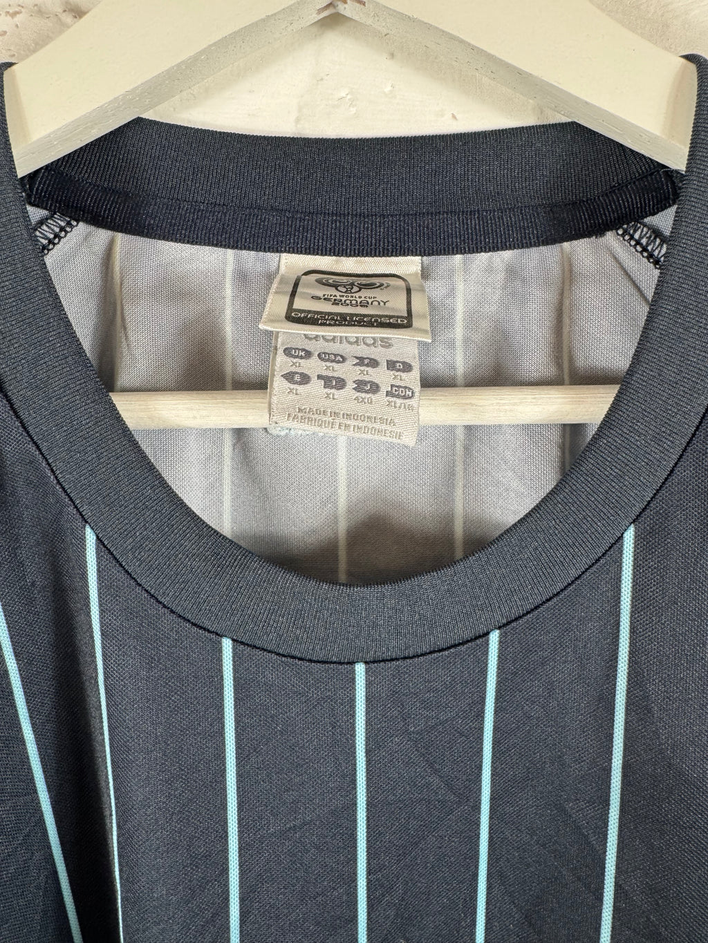 2006 Argentina training adidas football shirt XL