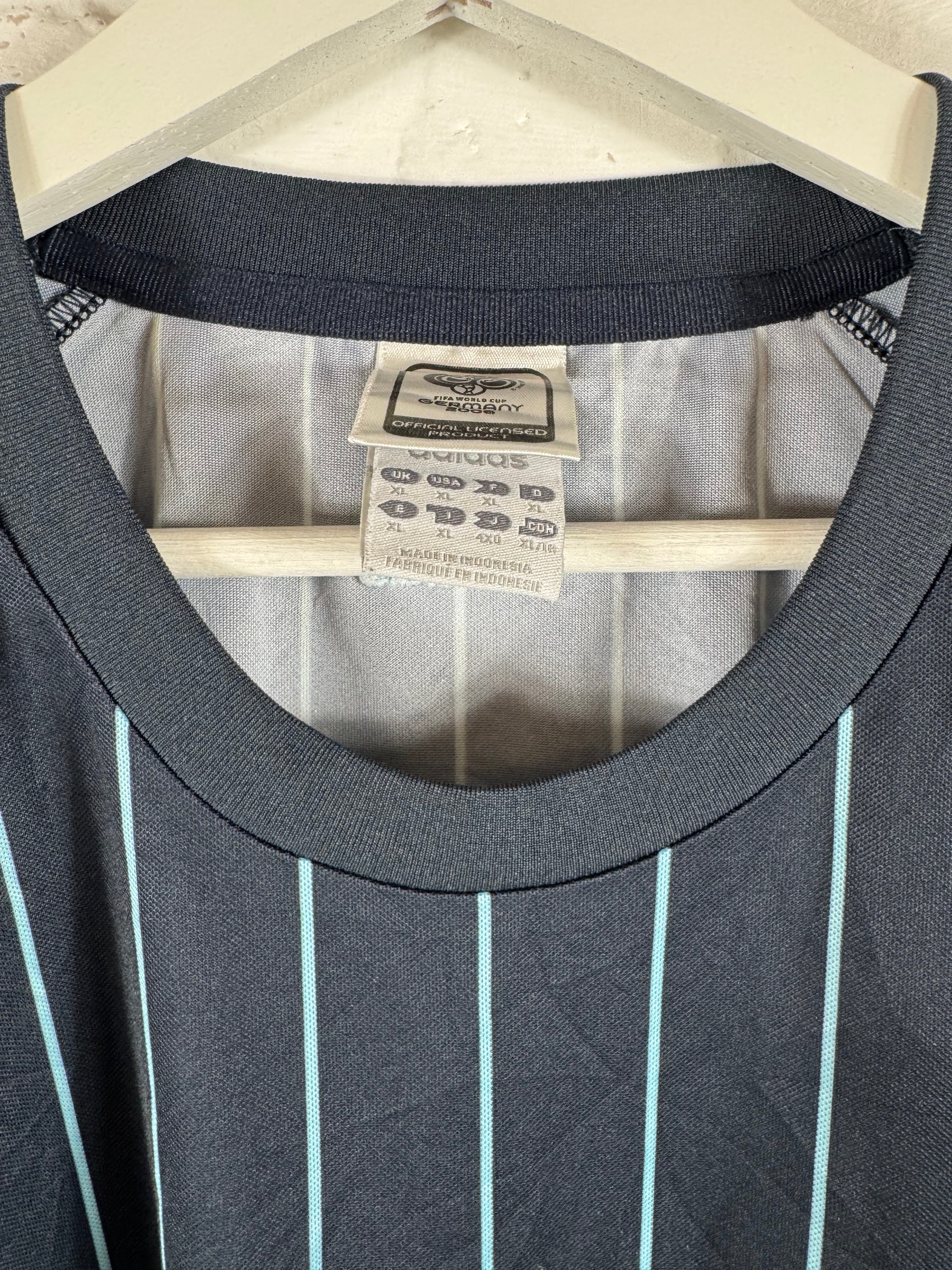 2006 Argentina training adidas football shirt XL