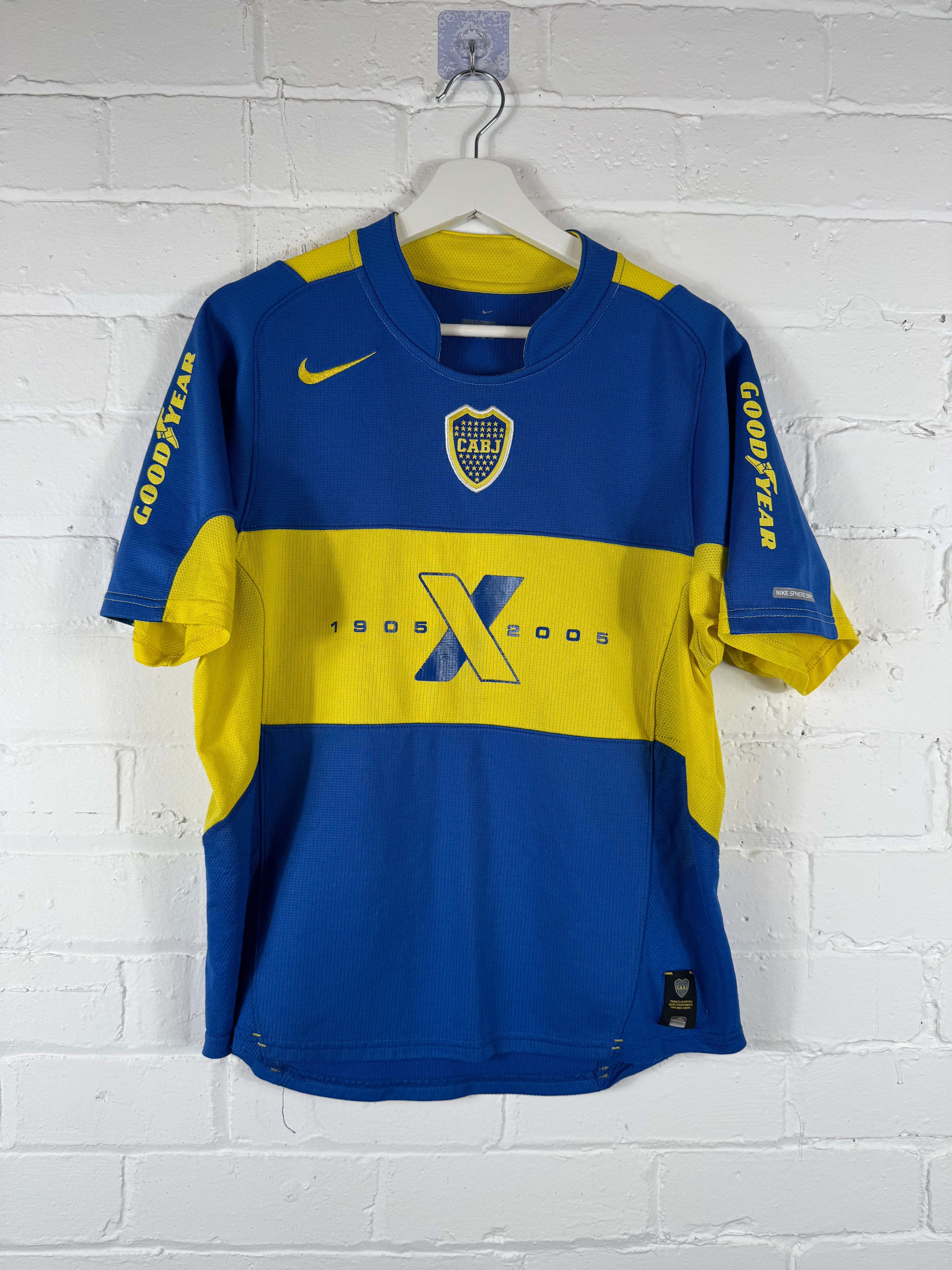 2005 / 06 Boca Juniors Home Nike Medium Football Shirt