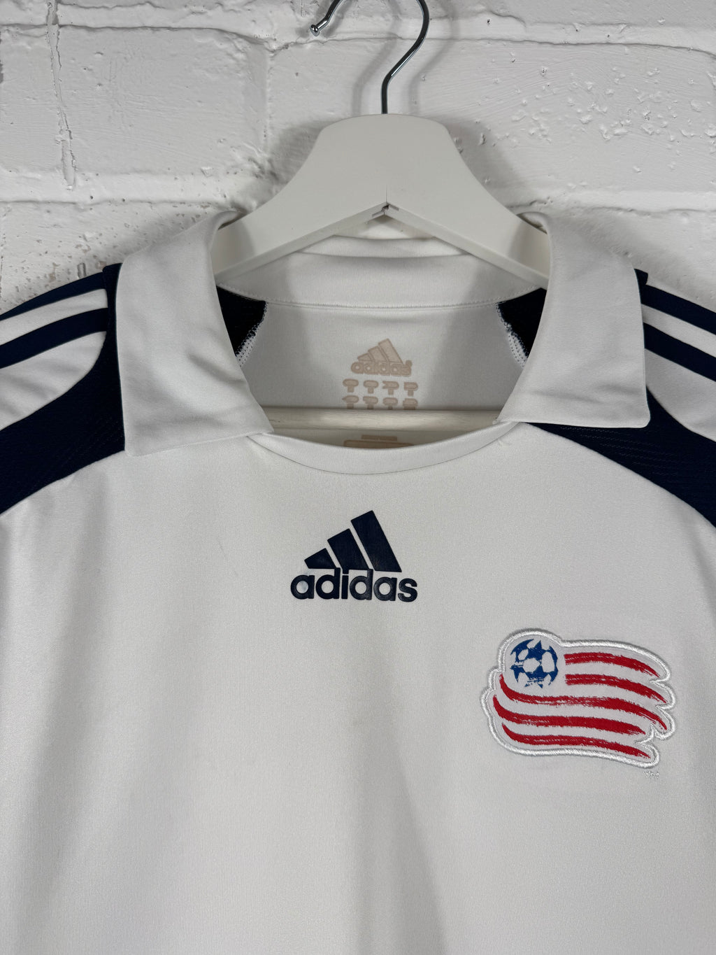 2008 / 09 New England Revolution Away Adidas Medium Football Shirt Long Sleeve Player Spec