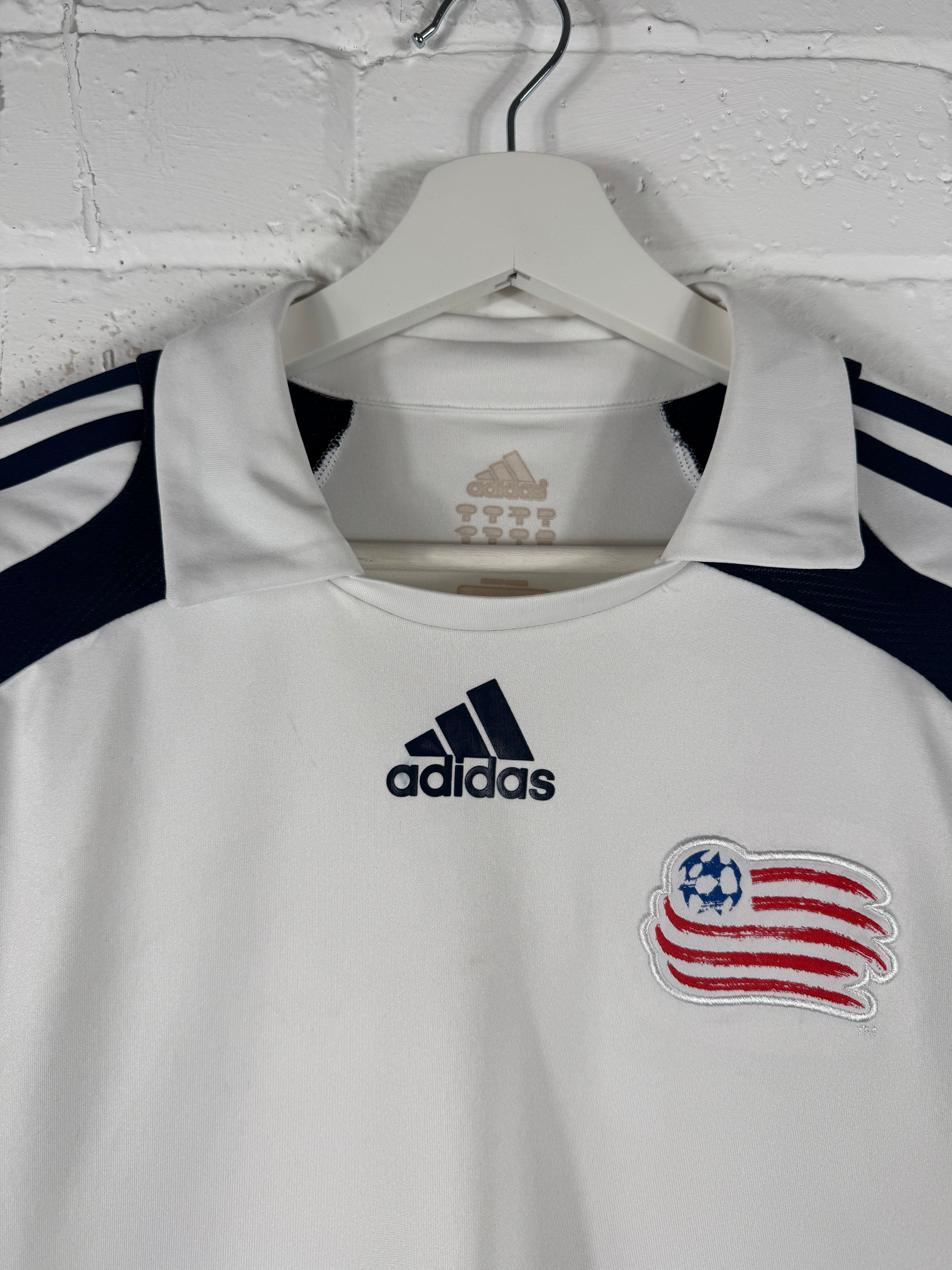 2008 / 09 New England Revolution Away Adidas Medium Football Shirt Long Sleeve Player Spec