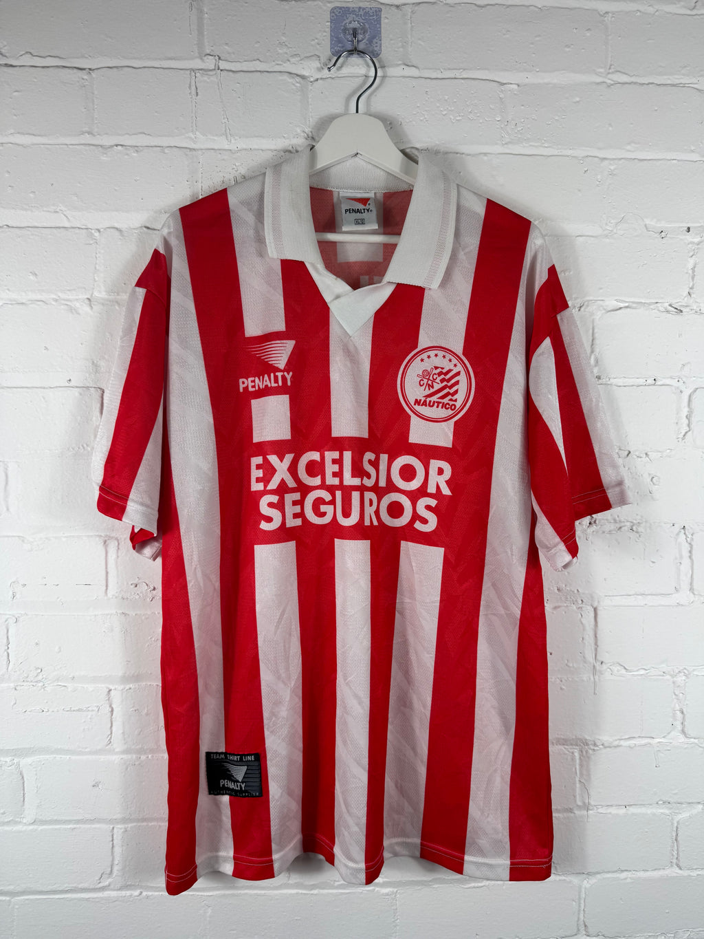 1998 Clube Náutico Capibaribe Home Penalty XL Football Shirt 10