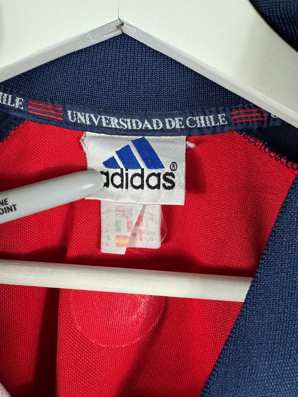 2001 / 02 Universidad De Chile Away Adidas Large Football Shirt