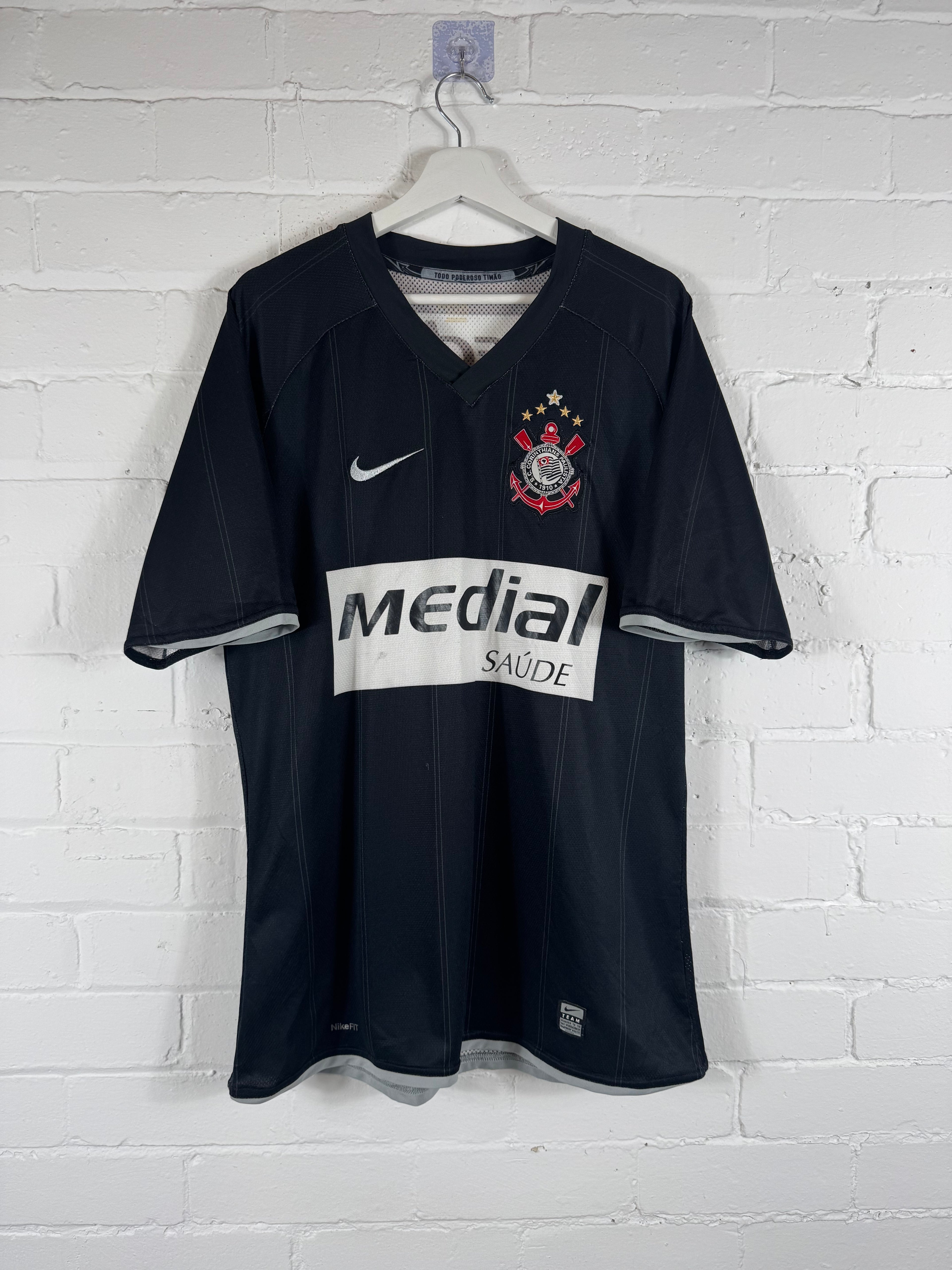 2008 Corinthians Away Nike XL Football Shirt 10