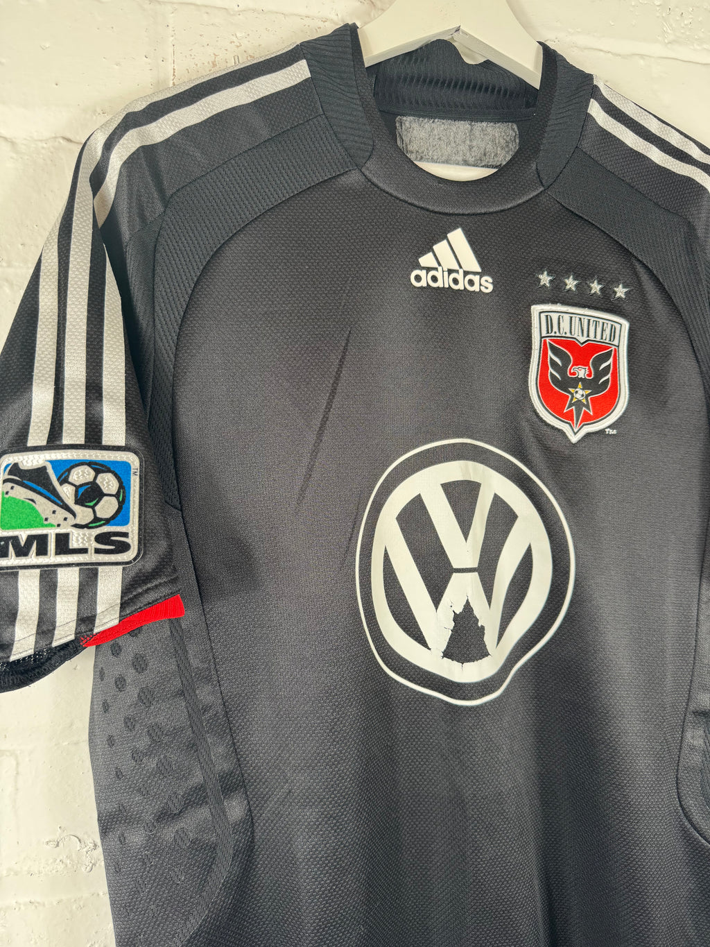 2008 / 09 DC United Home Adidas Medium Football Shirt Match Worn / Issued C. Gomez
