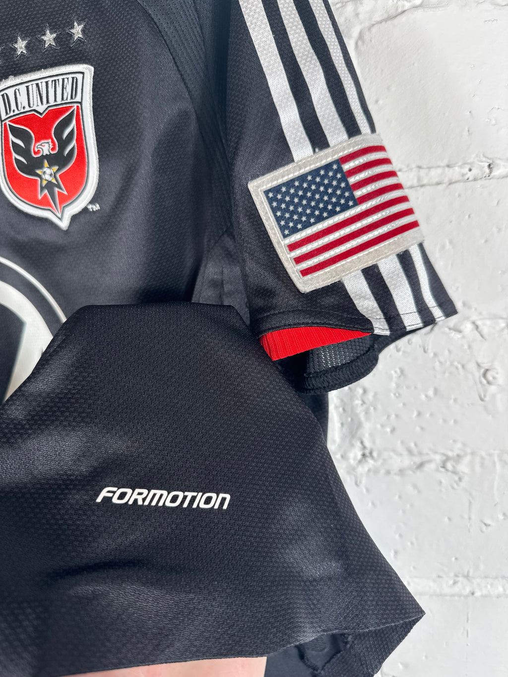 2008 / 09 DC United Home Adidas Medium Football Shirt Match Worn / Issued C. Gomez