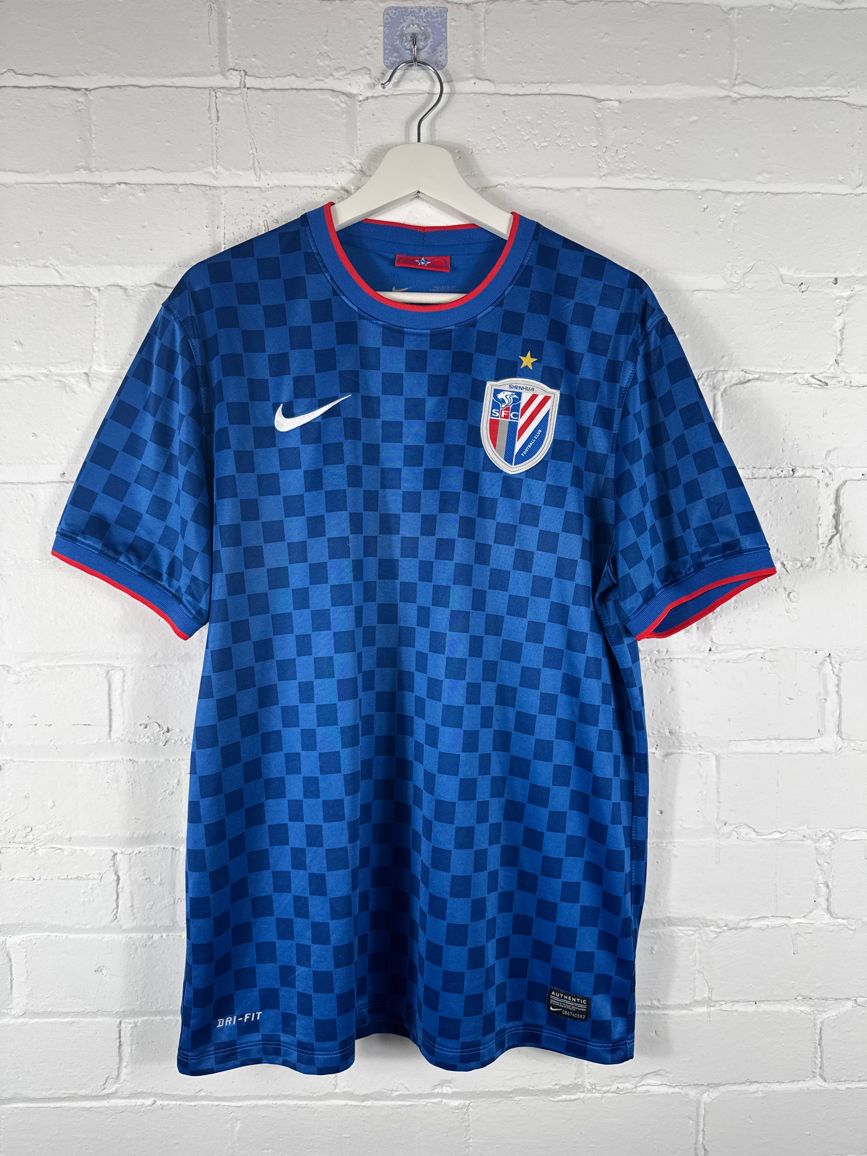 2014 Shanghai Shenhua Home Nike XL Football Shirt