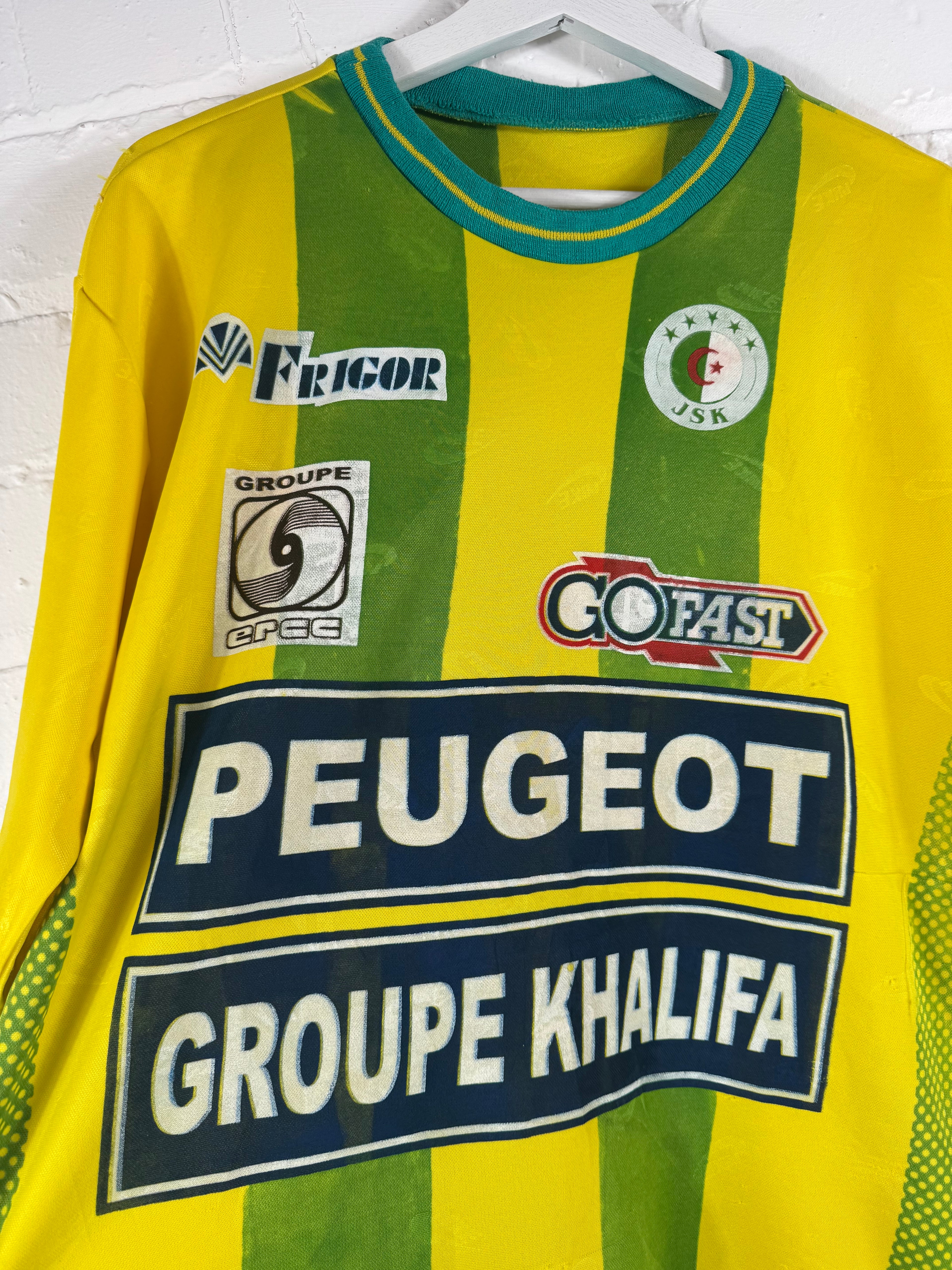 2000 JS Kabylie Home Cirta Large Football Shirt Match Issue Mounir Dob 7