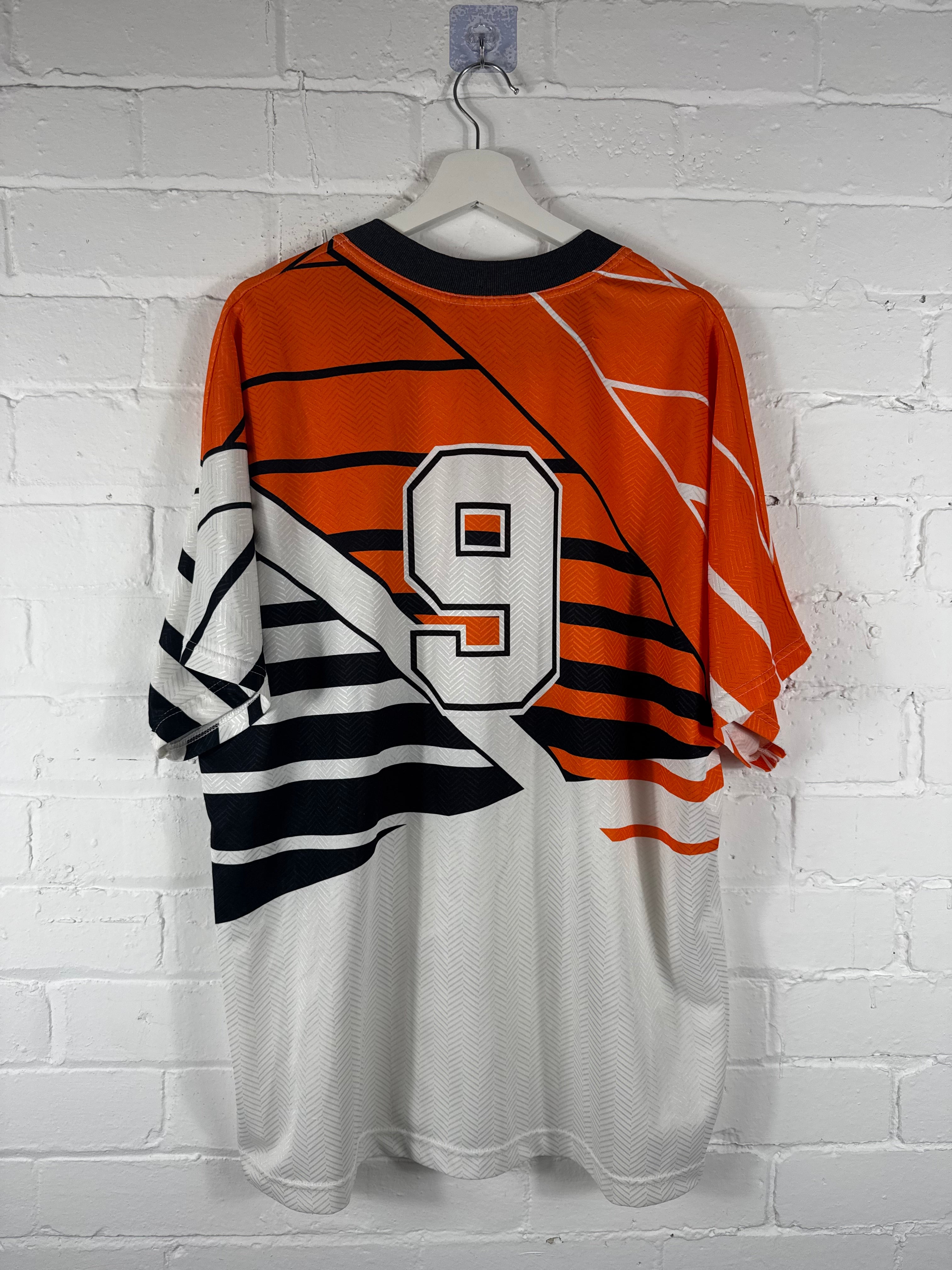 90s Calgary Blizzard Home Nats XL Football Shirt Match Worn / Issue