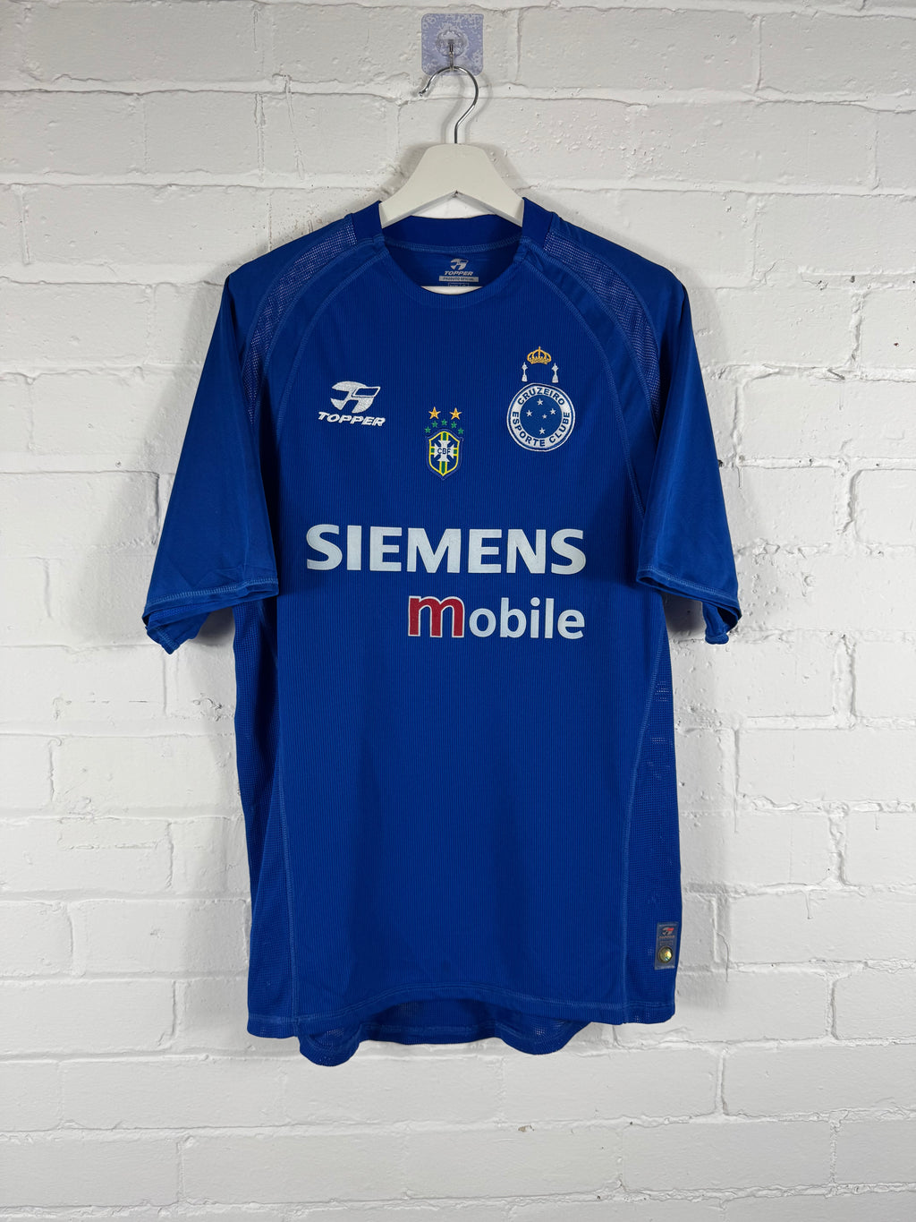2004 Cruzeiro EC Home Topper Large Football Shirt 9