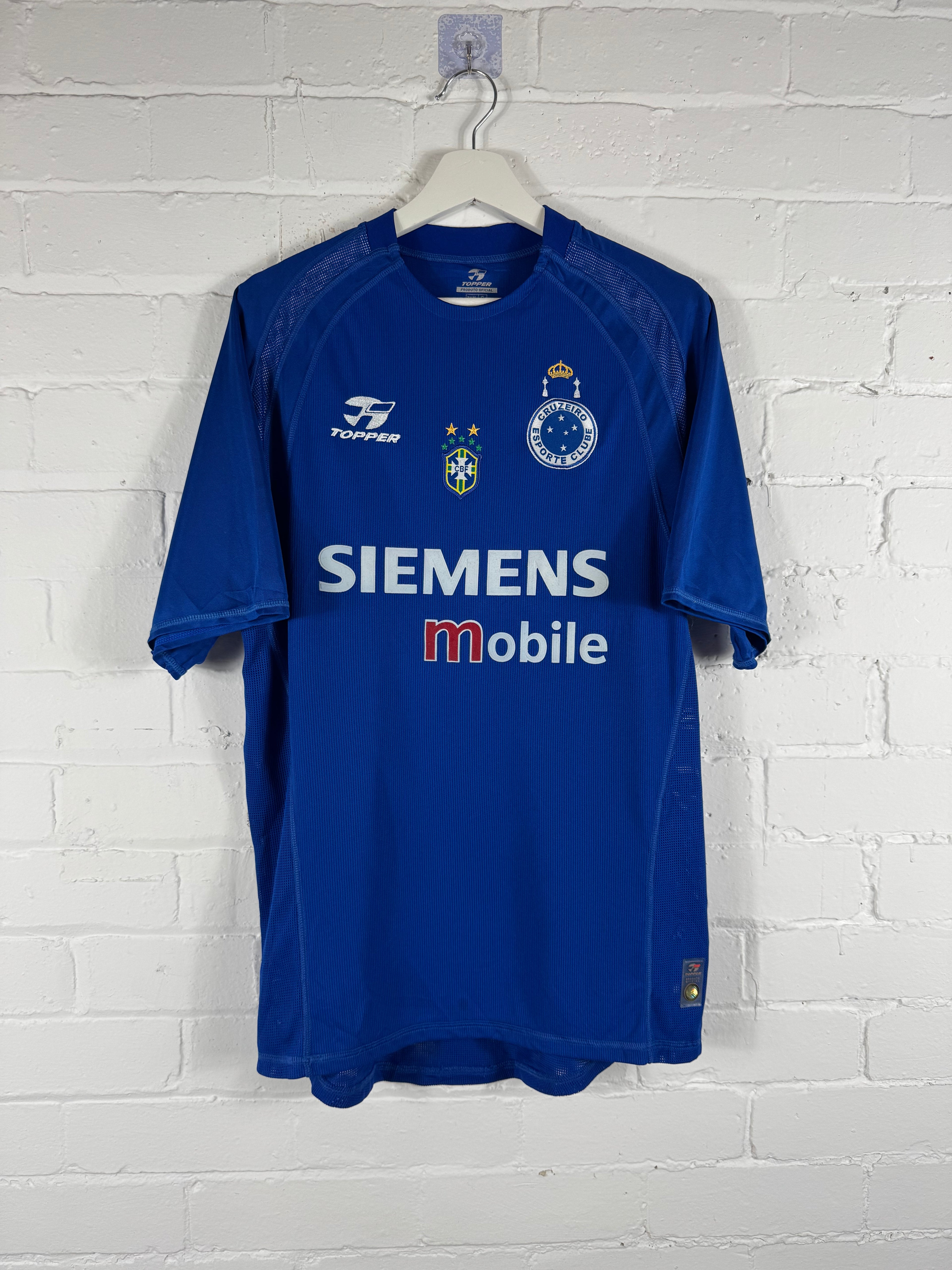 2004 Cruzeiro EC Home Topper Large Football Shirt 9