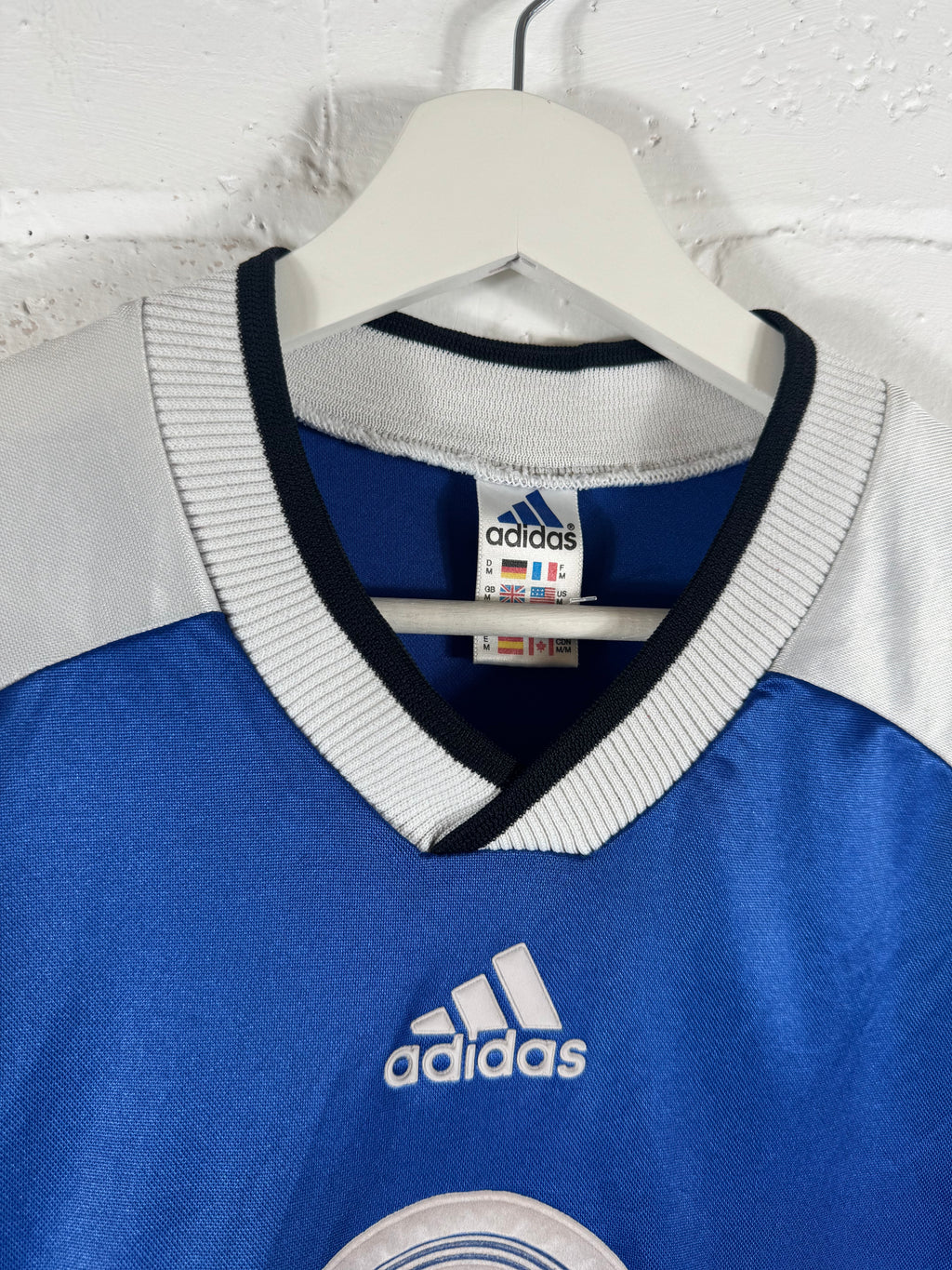 1998 - 99 Schalke 04 training football shirt adidas medium