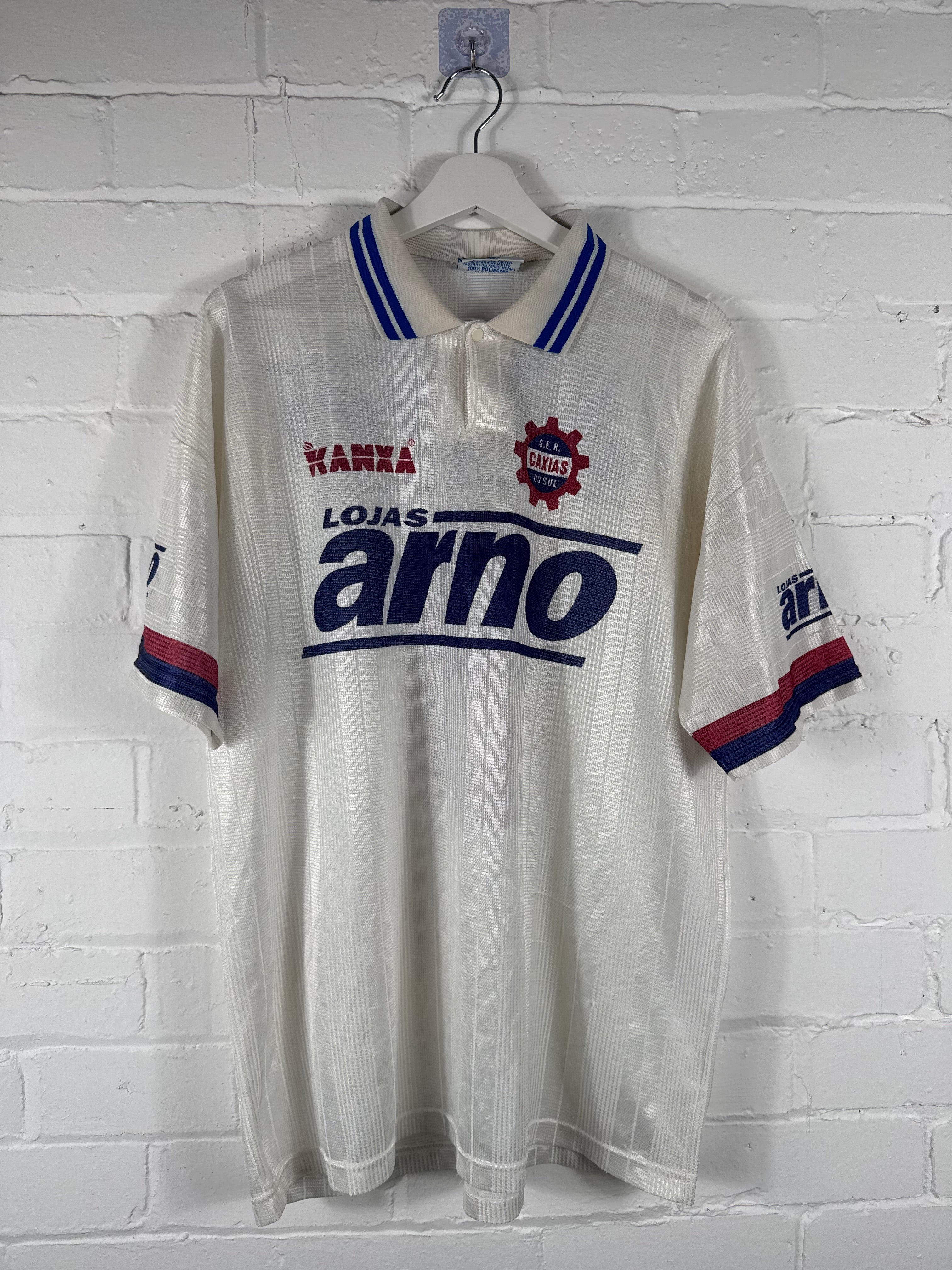 1997 SER Caxias Do Sul Away Kanxa Large Football Shirt 8