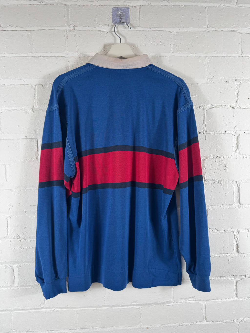 1998 - 99 FC Barcelona football long sleeve polo shirt Nike medium