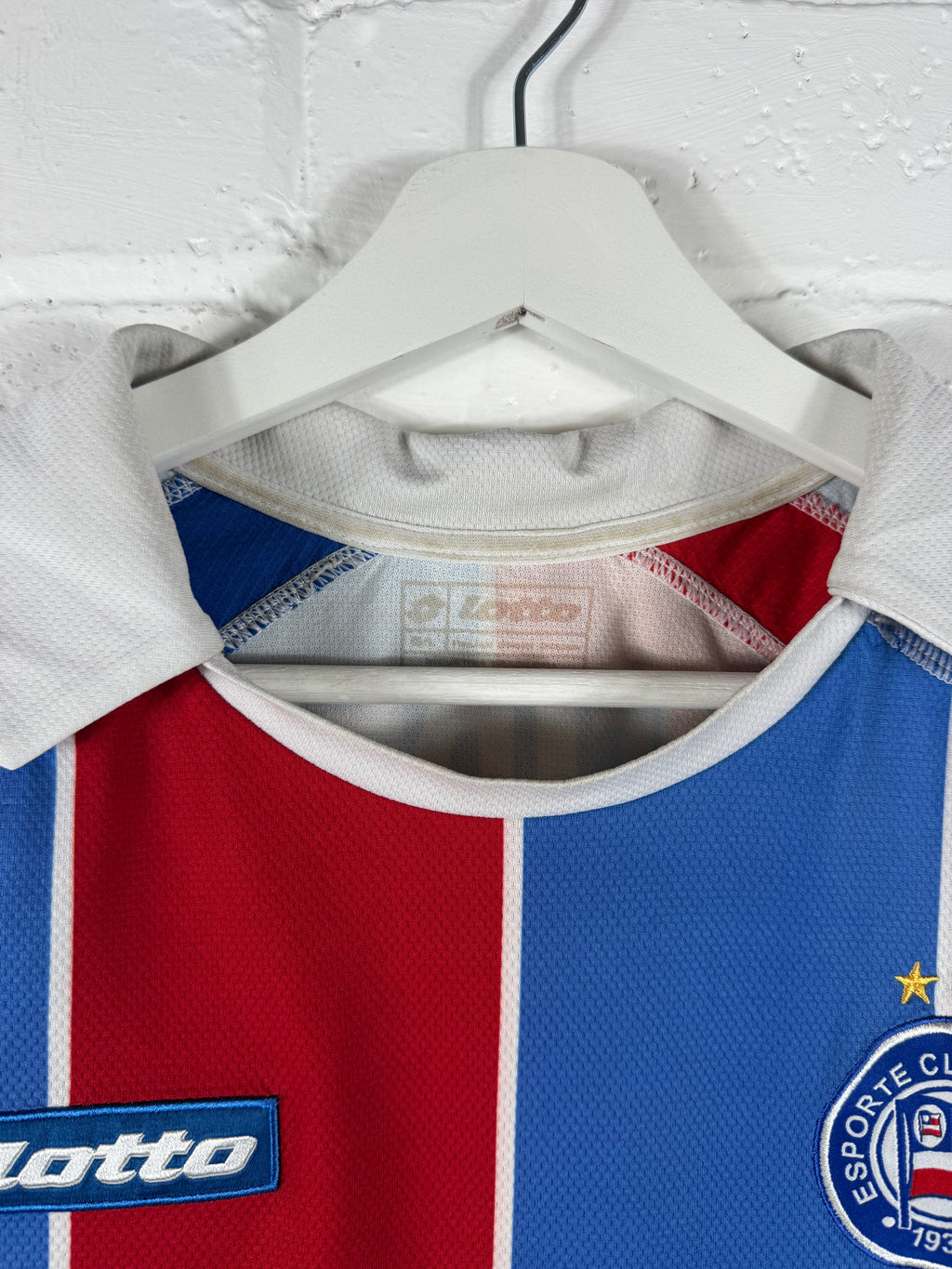 2008 EC Bahia Away Lotto Large Football Shirt 10