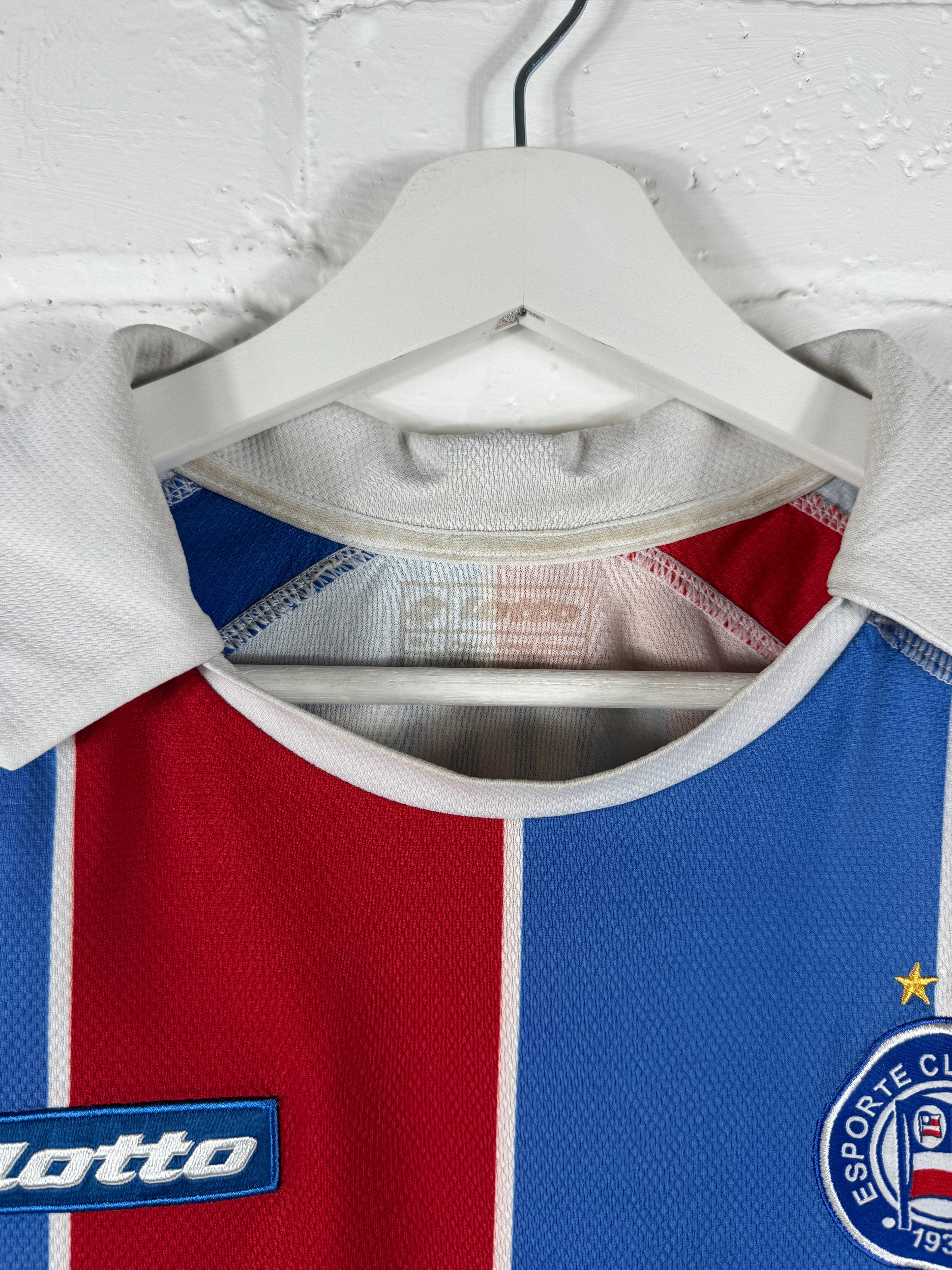 2008 EC Bahia Away Lotto Large Football Shirt 10