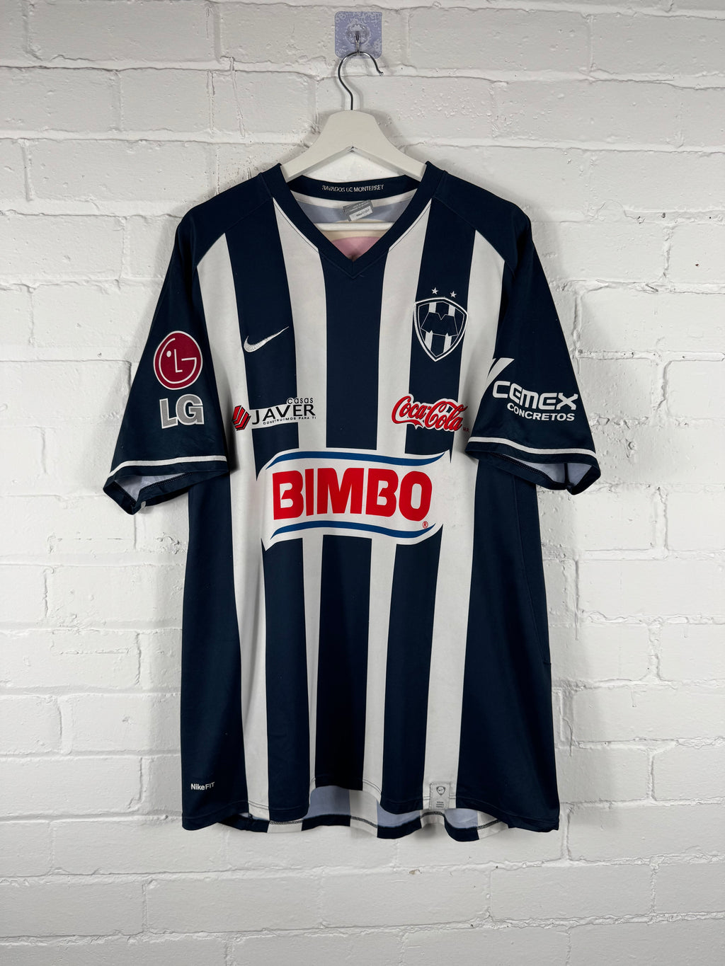 2007 - 08 CF Monterrey Home Nike XL Football Shirt