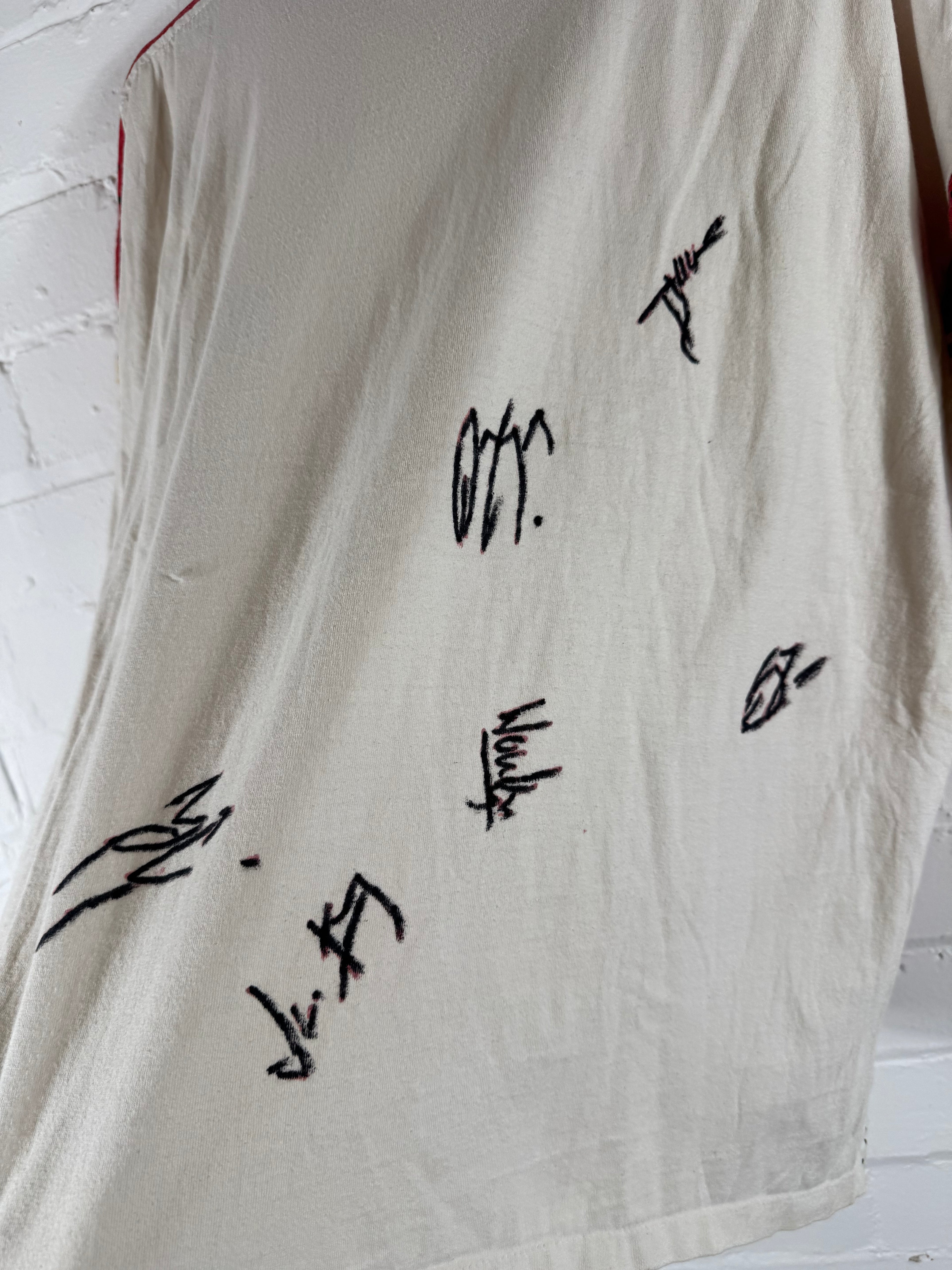 90s Feyenoord football t shirt medium signed