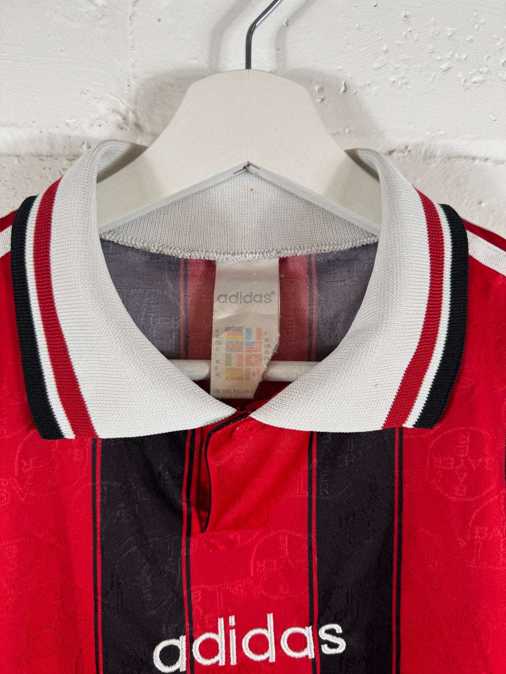 1995 - 96 Bayer 04 Leverkusen training football shirt adidas XL prototype