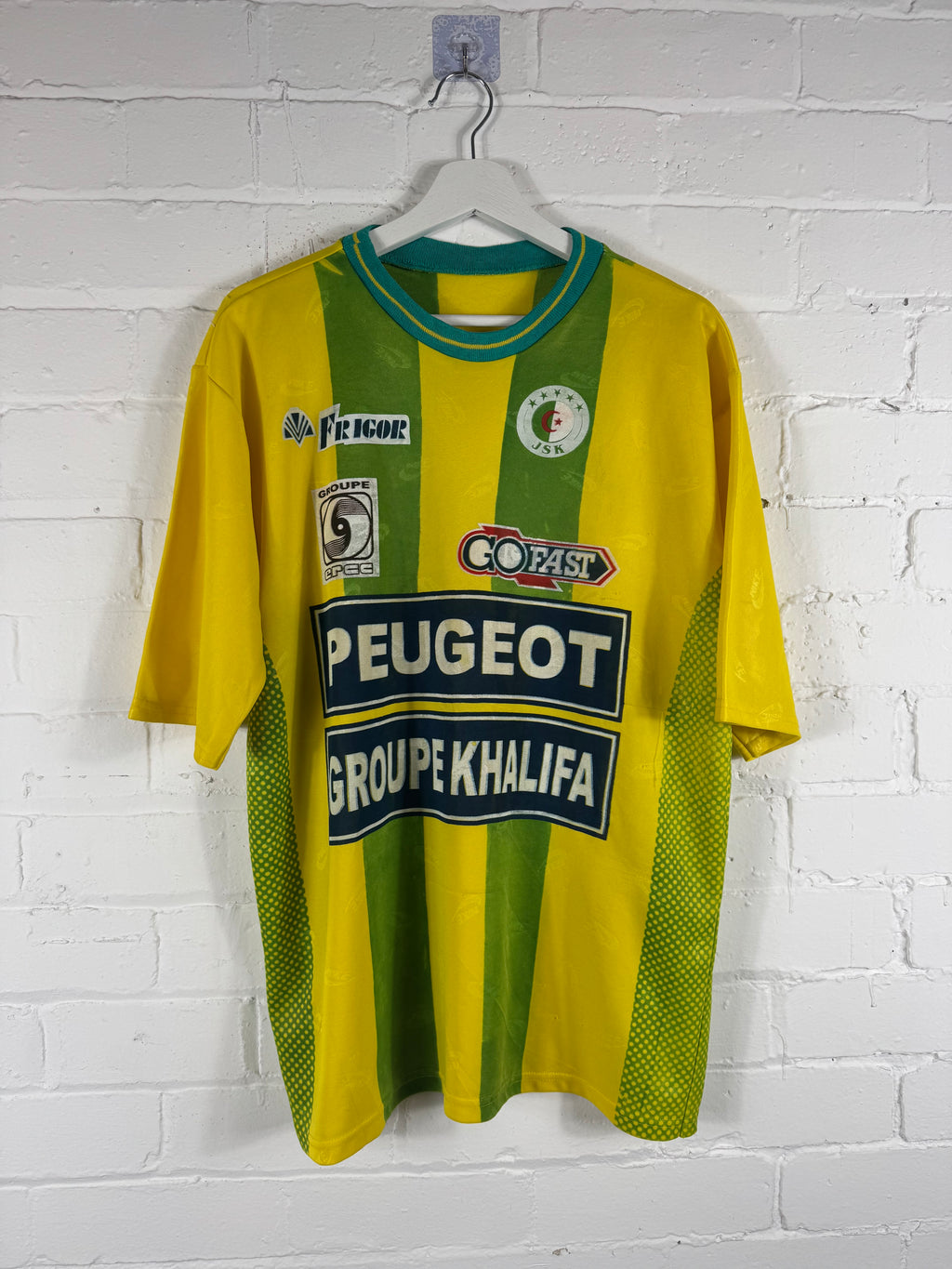 2000 JS Kabylie Home Cirta Large Football Shirt Match Issue Mounir Dob 7