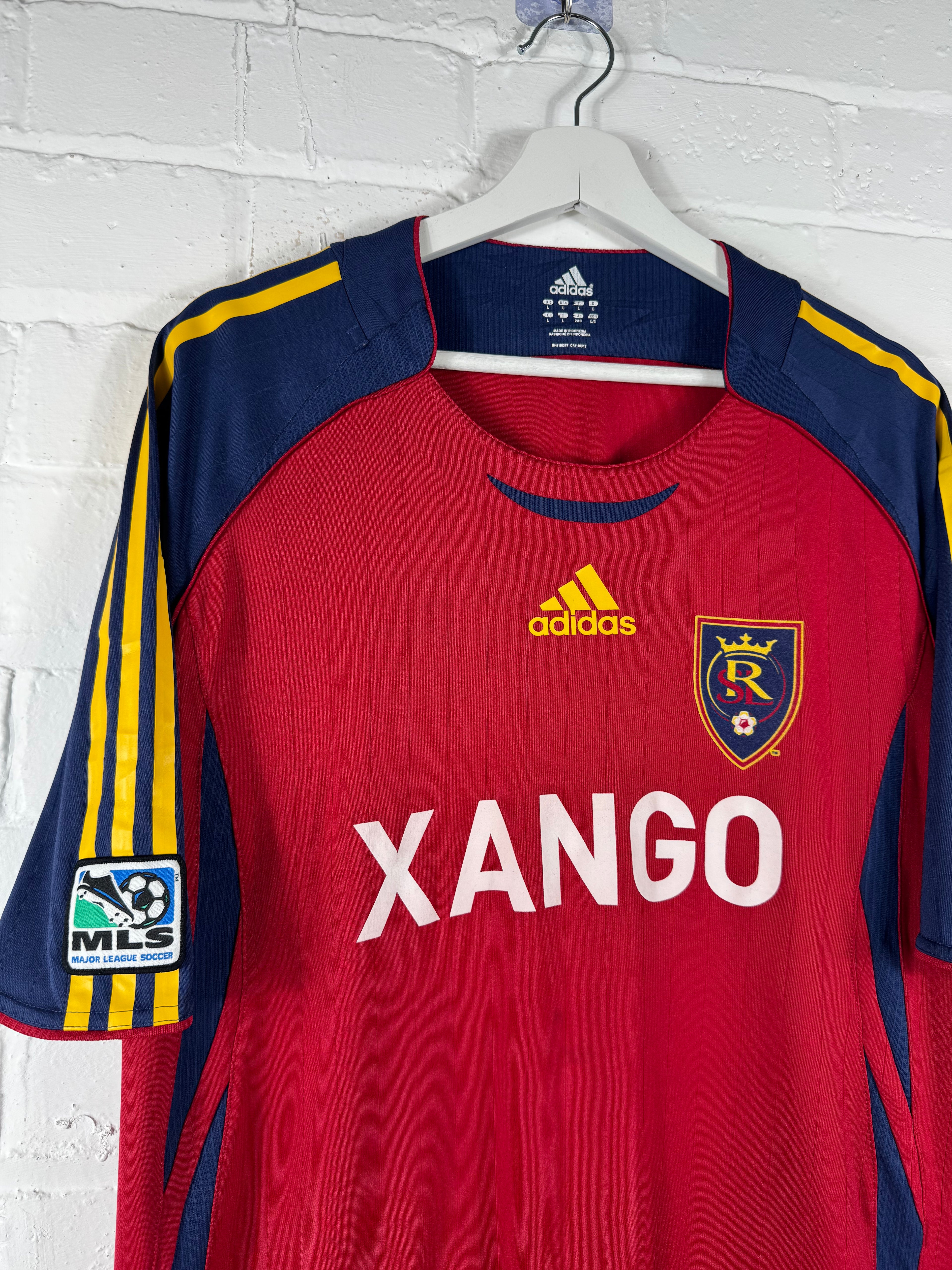 2008 / 09 Real Salt Lake Home Adidas Large Football Shirt Player Spec