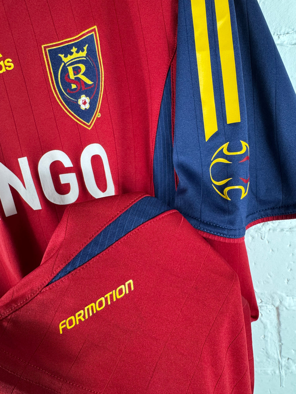 2008 / 09 Real Salt Lake Home Adidas Large Football Shirt Player Spec